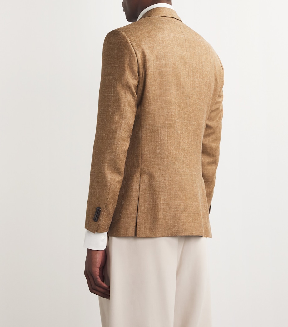 Virgin Wool-Blend Blazer 032 BURNED LAND BRWN Image 4