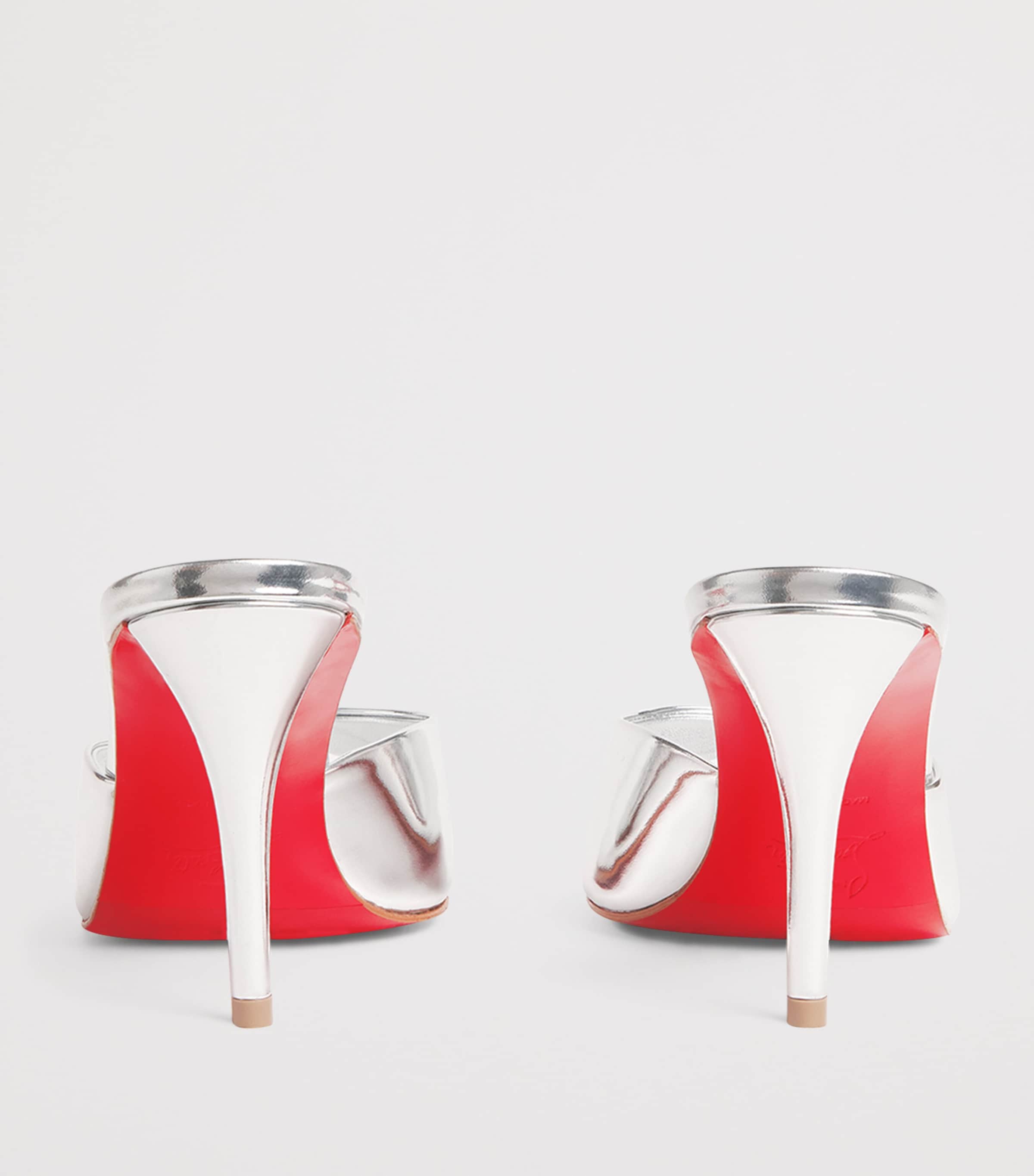 Christian Louboutin Womens Miss Z Mule Patent Leather Mules 80 Image 4