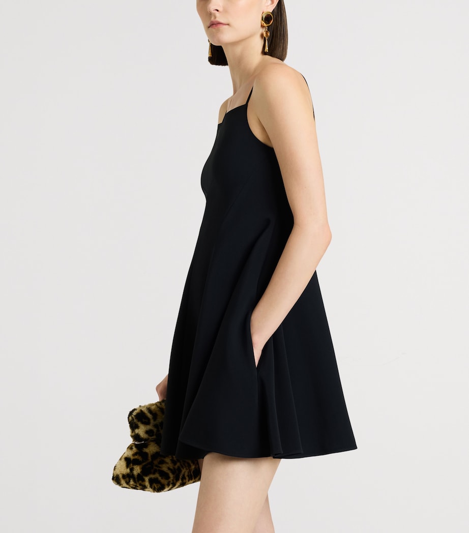 Givenchy Womens Crepe Cady Flared Mini Dress Image 5