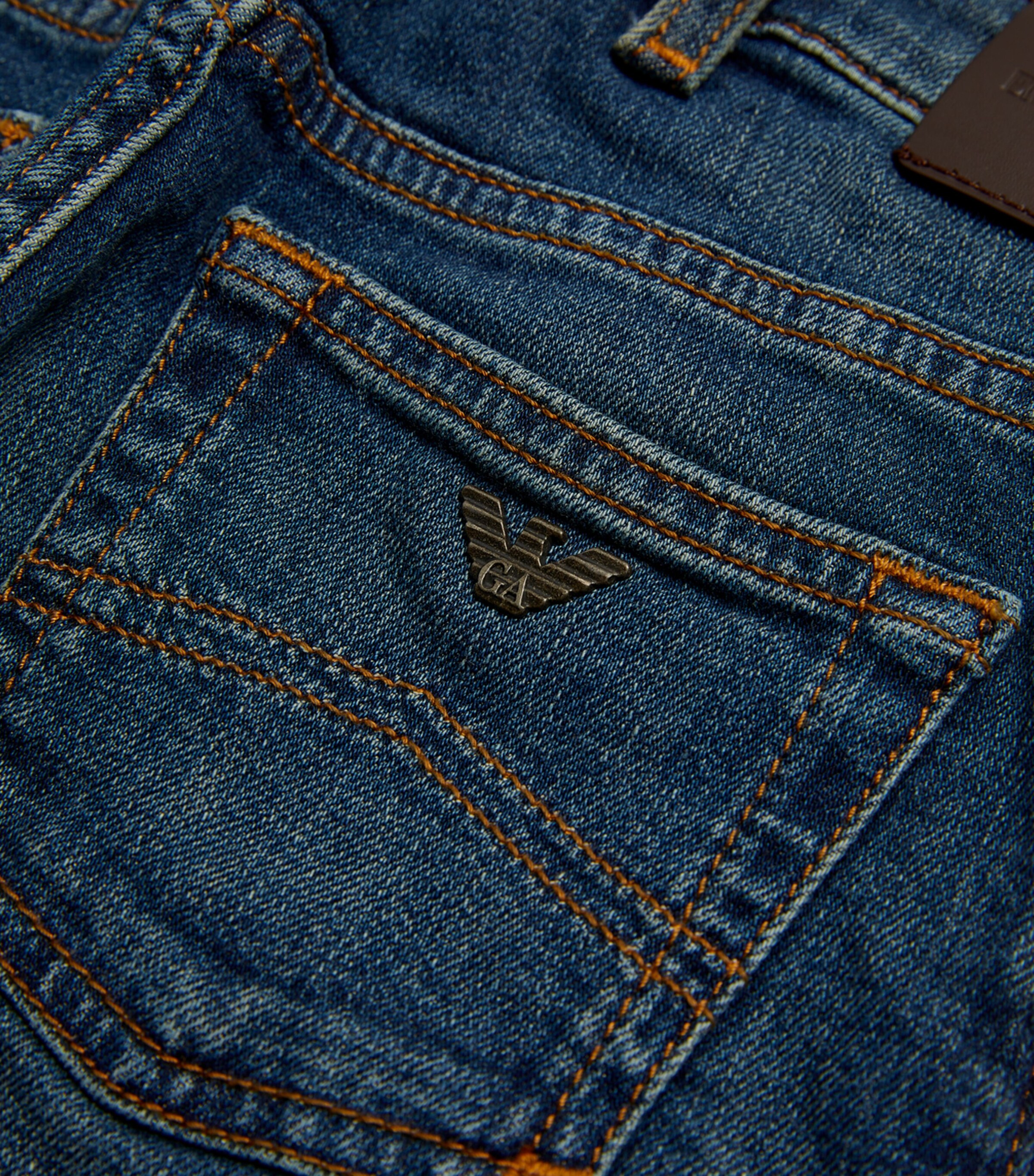 Emporio Armani Kids Denim Jeans (4-16 Years) Denim Blu Image 4
