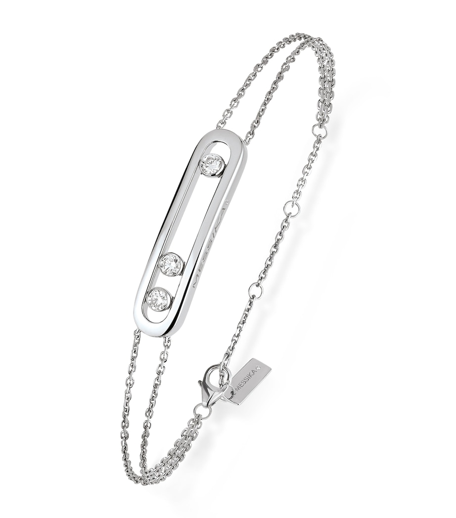 White Gold and Diamond Move Classique Bracelet WHITE GOLD Image 1
