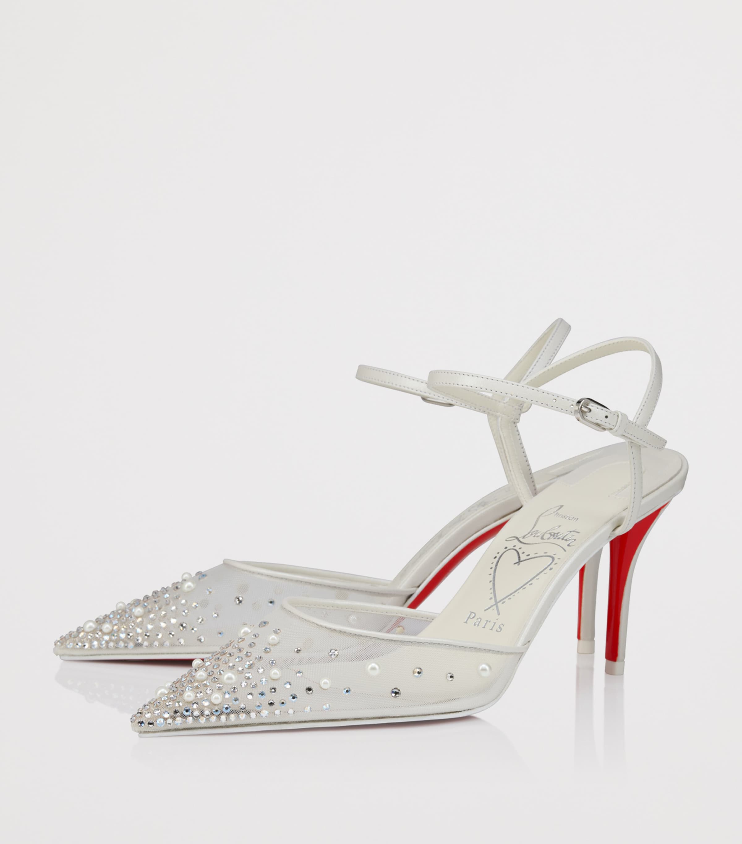 Christian Louboutin Miss Z Riviera Strass Embellished Pumps 80 Image 3