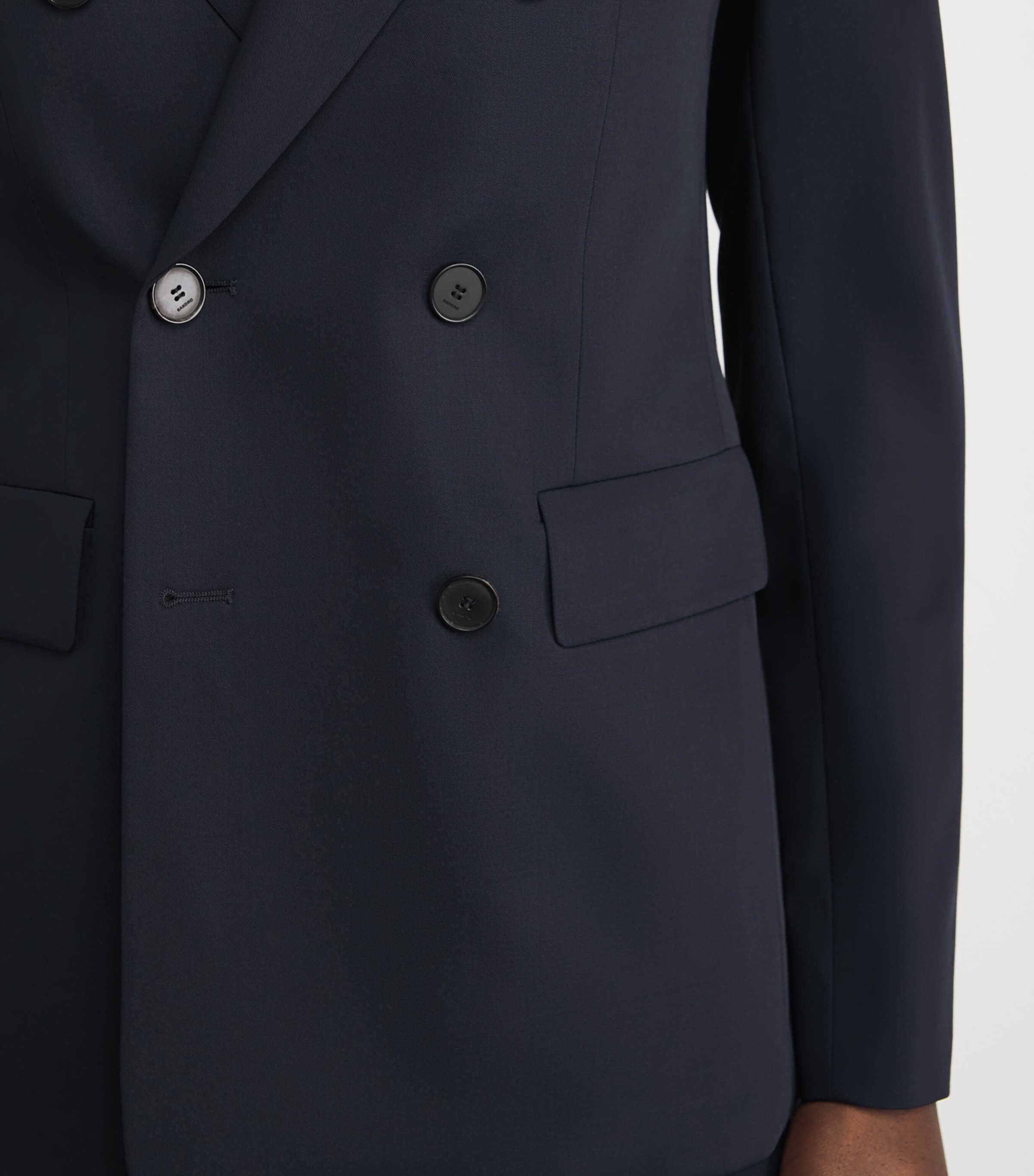 Virgin Wool New Croise Blazer NAVY BLUE Image 6