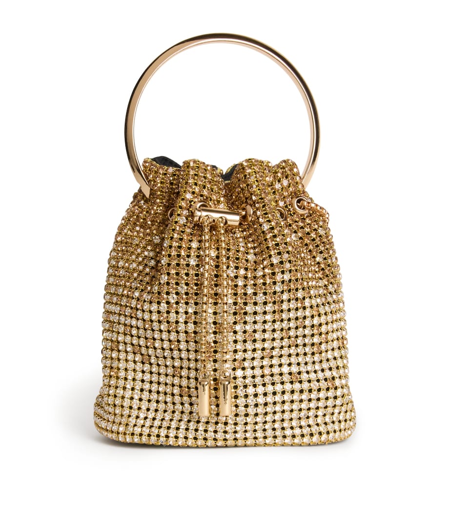 Diamond Pouch Top-Handle Bag M-GOLD Image 1