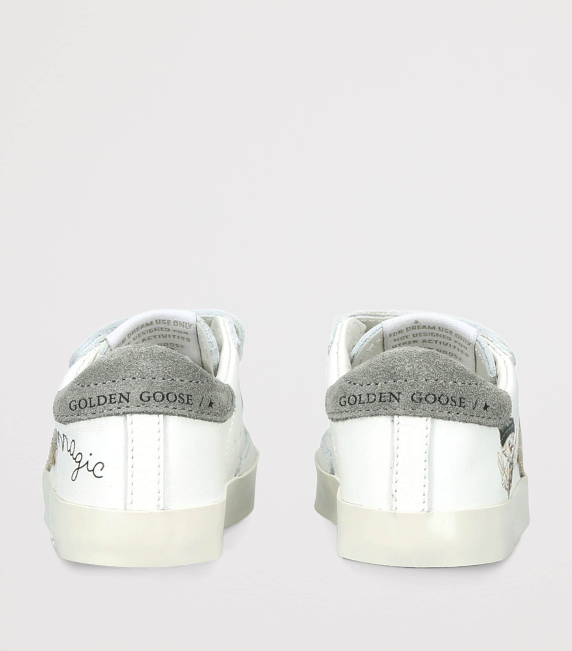 Leather School Mascot Sneakers WHITE/COMB Image 2