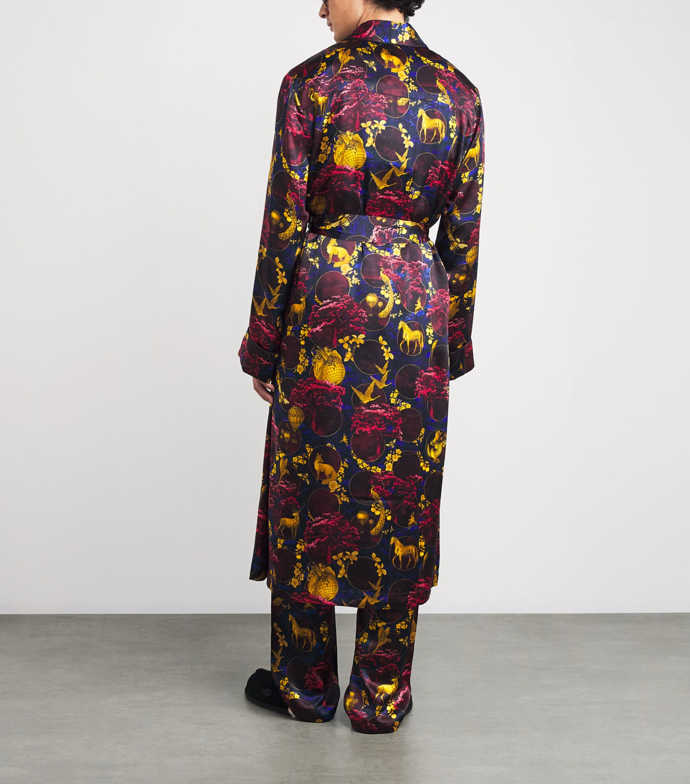 Silk Toile Night Robe MULTI Image 3