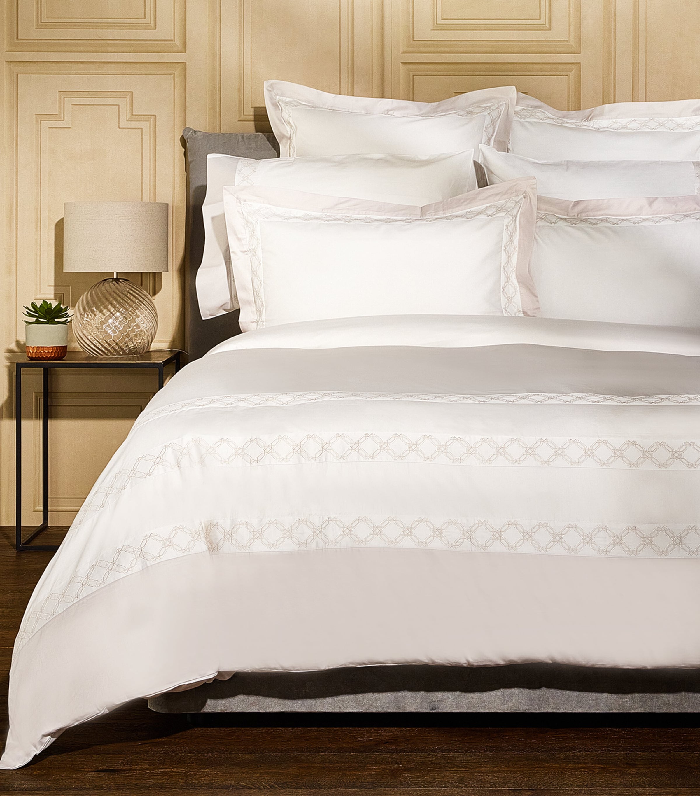 Harrods Of London Set Of 2 Beaufort Oxford Pillowcases