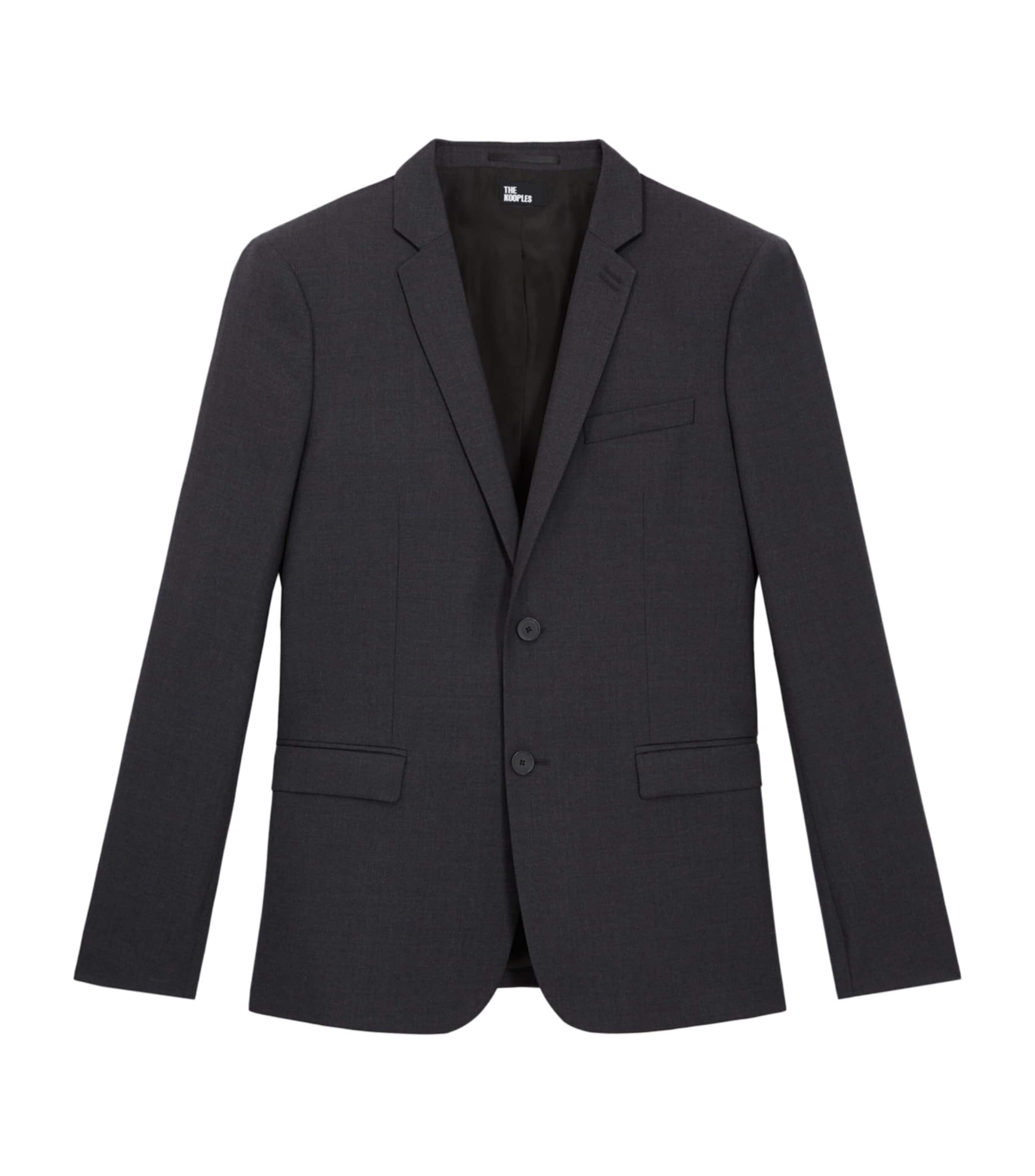 The Kooples Wool Suit Jacket In Black