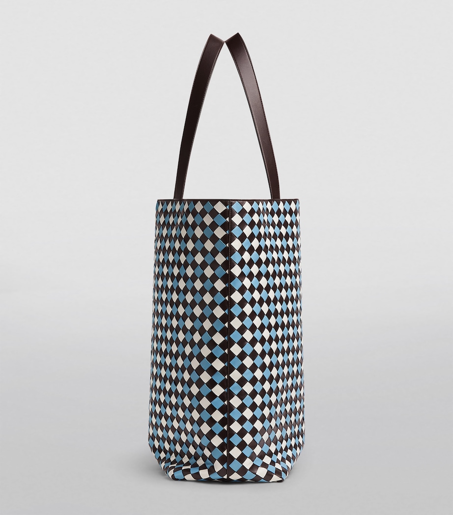 Bottega Veneta Large Leather Intrecciato N/S Tote Bag Image 2