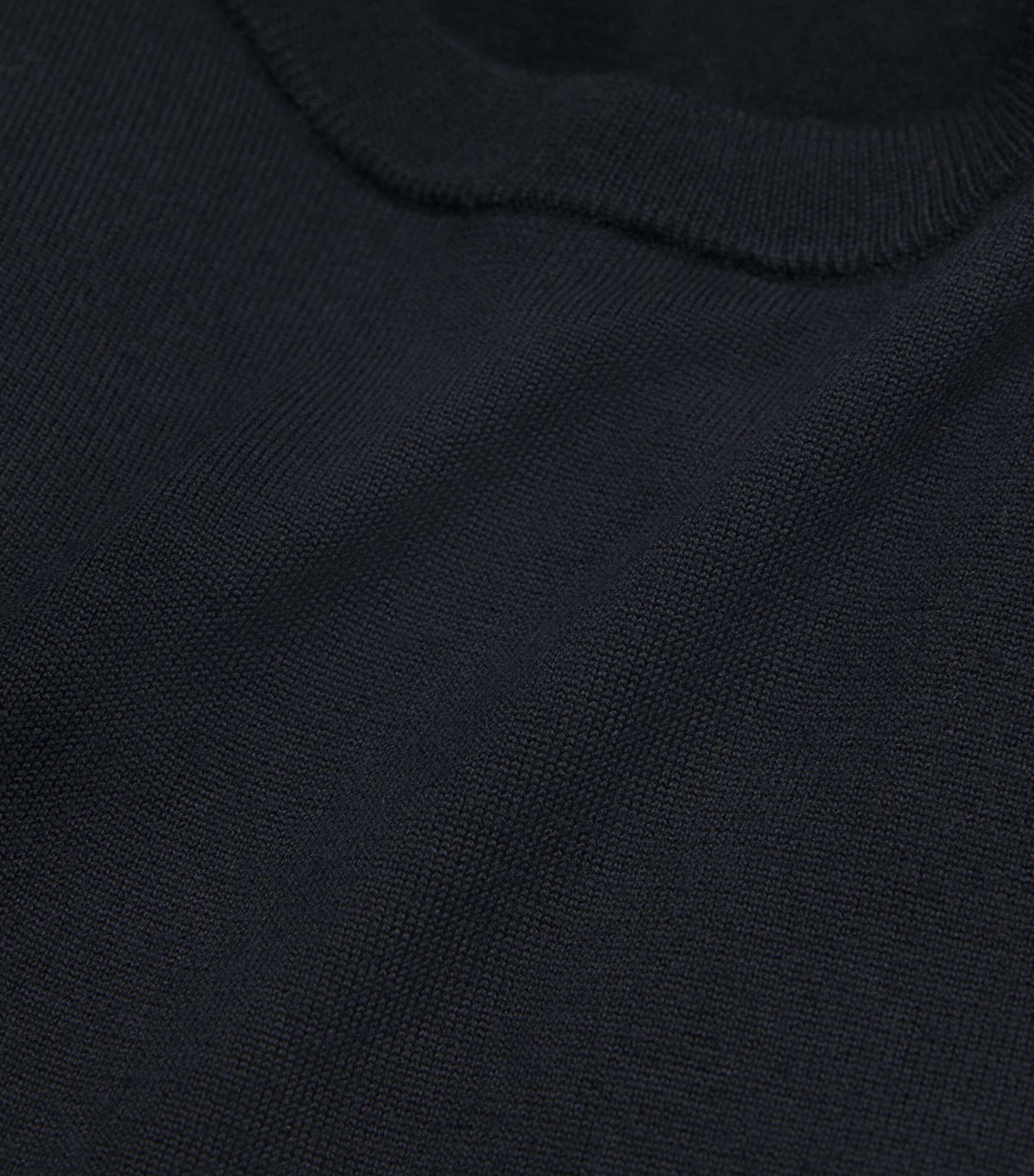 Wool Crew-Neck Sweatshirt NAVY BLUE Image 5