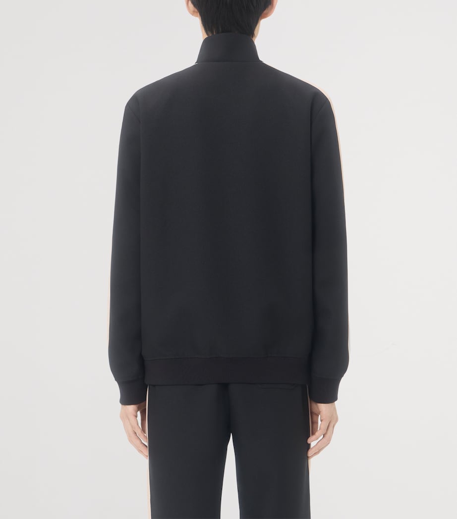 Valentino Garavani Mens Jersey VGold Track Jacket Image 4