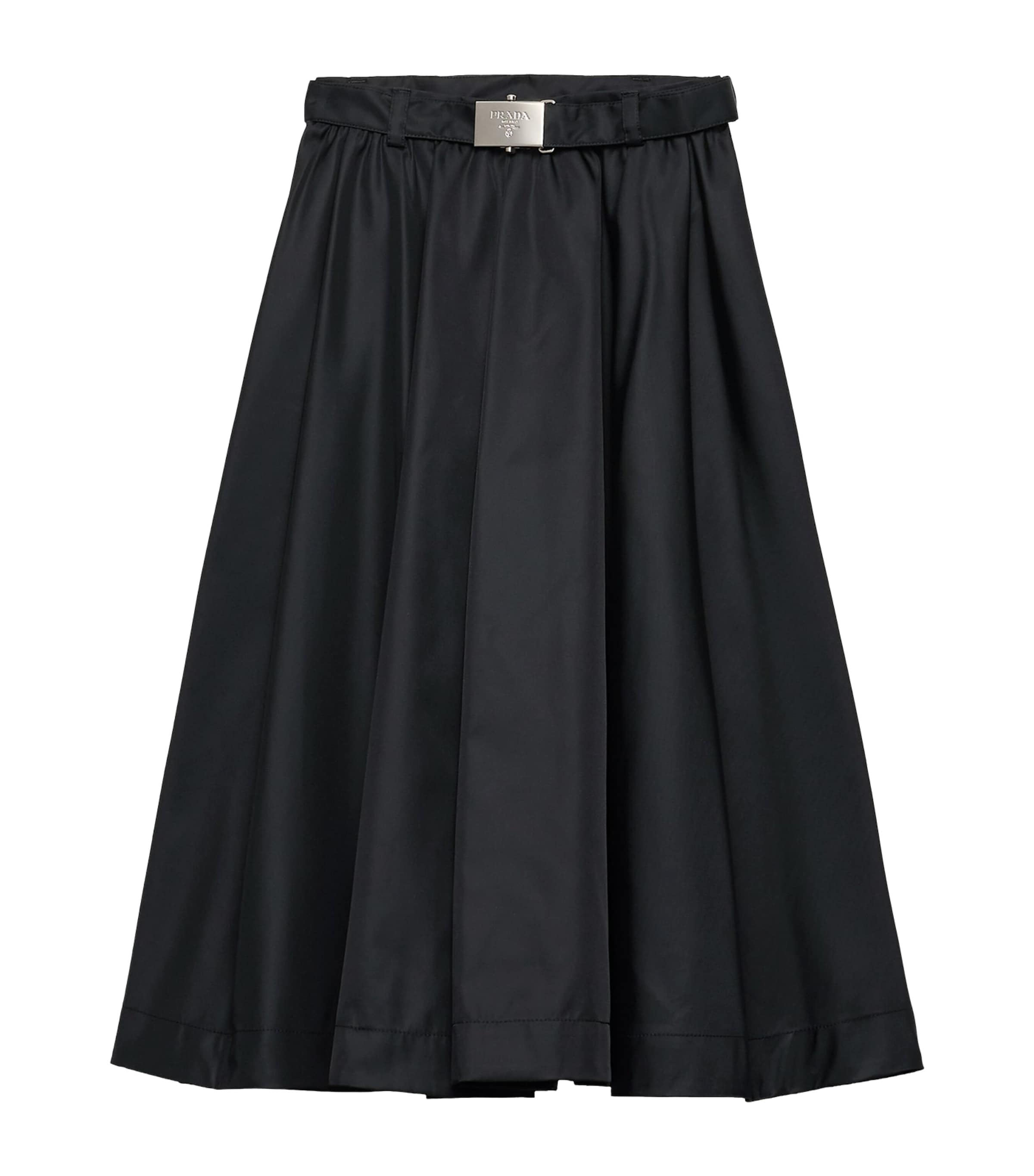 Re-Nylon Belted Midi Skirt F0002 Image 1