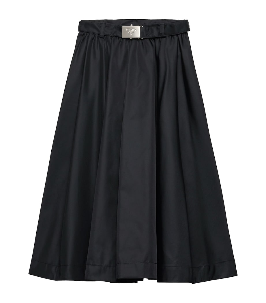 Re-Nylon Belted Midi Skirt F0002 Image 1
