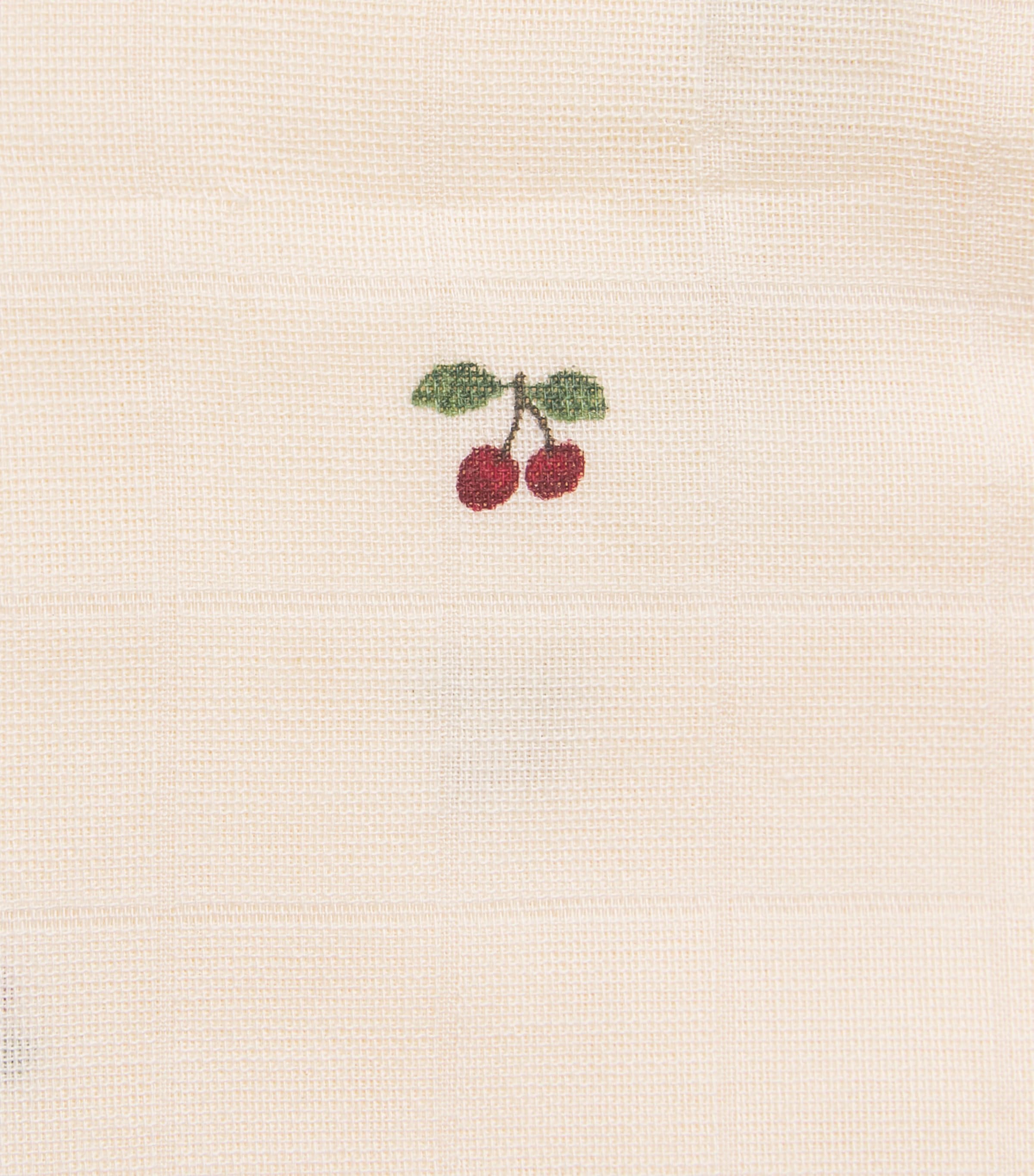 KONGES SLOJD Organic Cotton Cherry Muslin Cloths (Pack of 3) Image 2