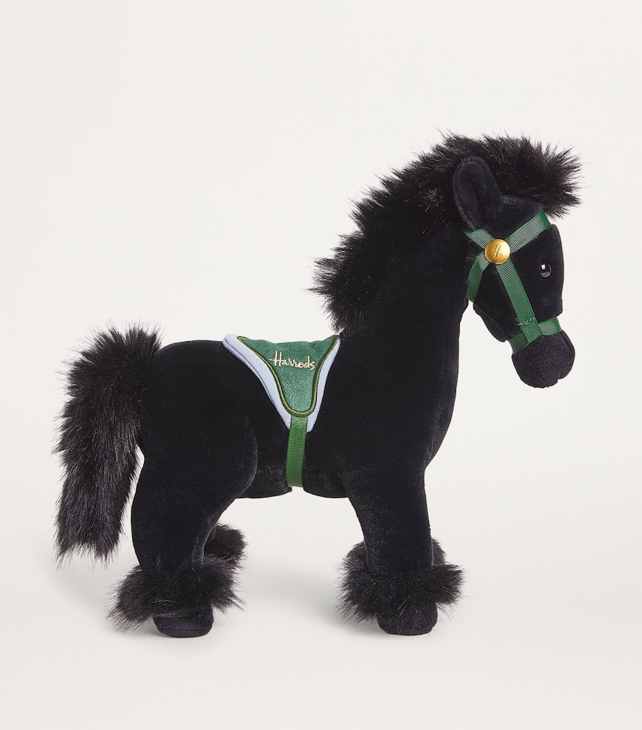Horse Soft Toy (28cm) BLACK Image 2
