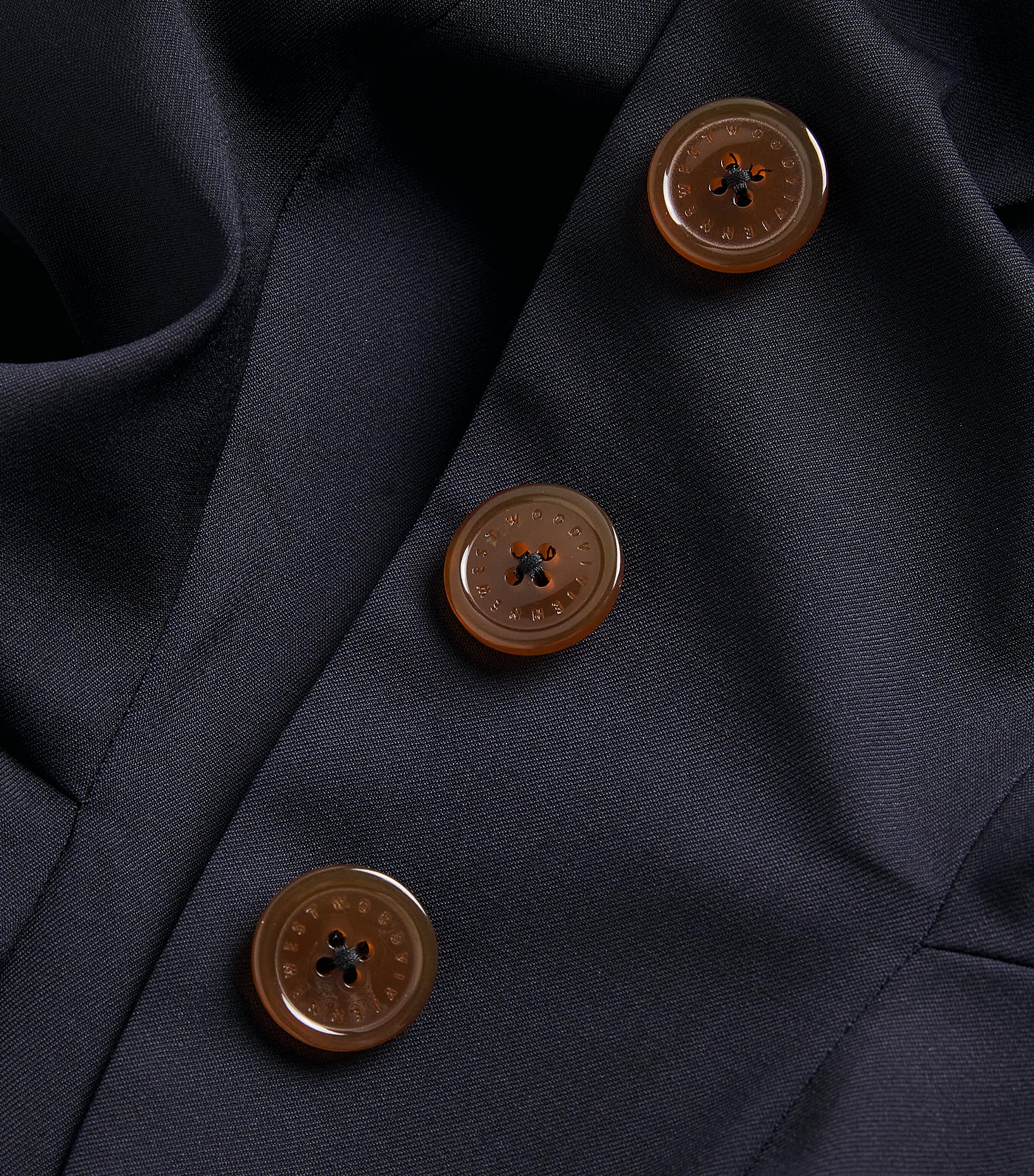 ジャケット VIVIENNE WESTWOOD NAVY BLUE DRUNKEN JACKET IN WOOL Navy blue Drunken jacket in wool – Lord & Taylor