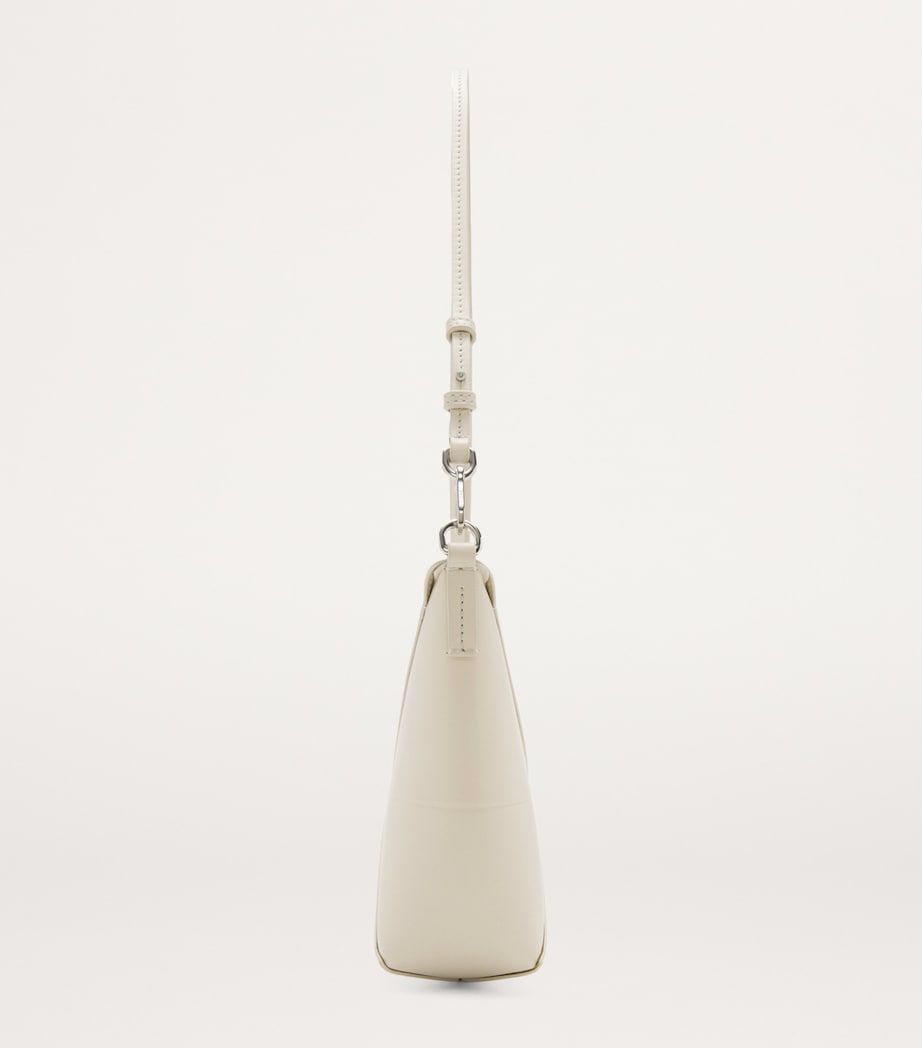 Leather Puzzle Pouch Bag SEA SALT Image 2