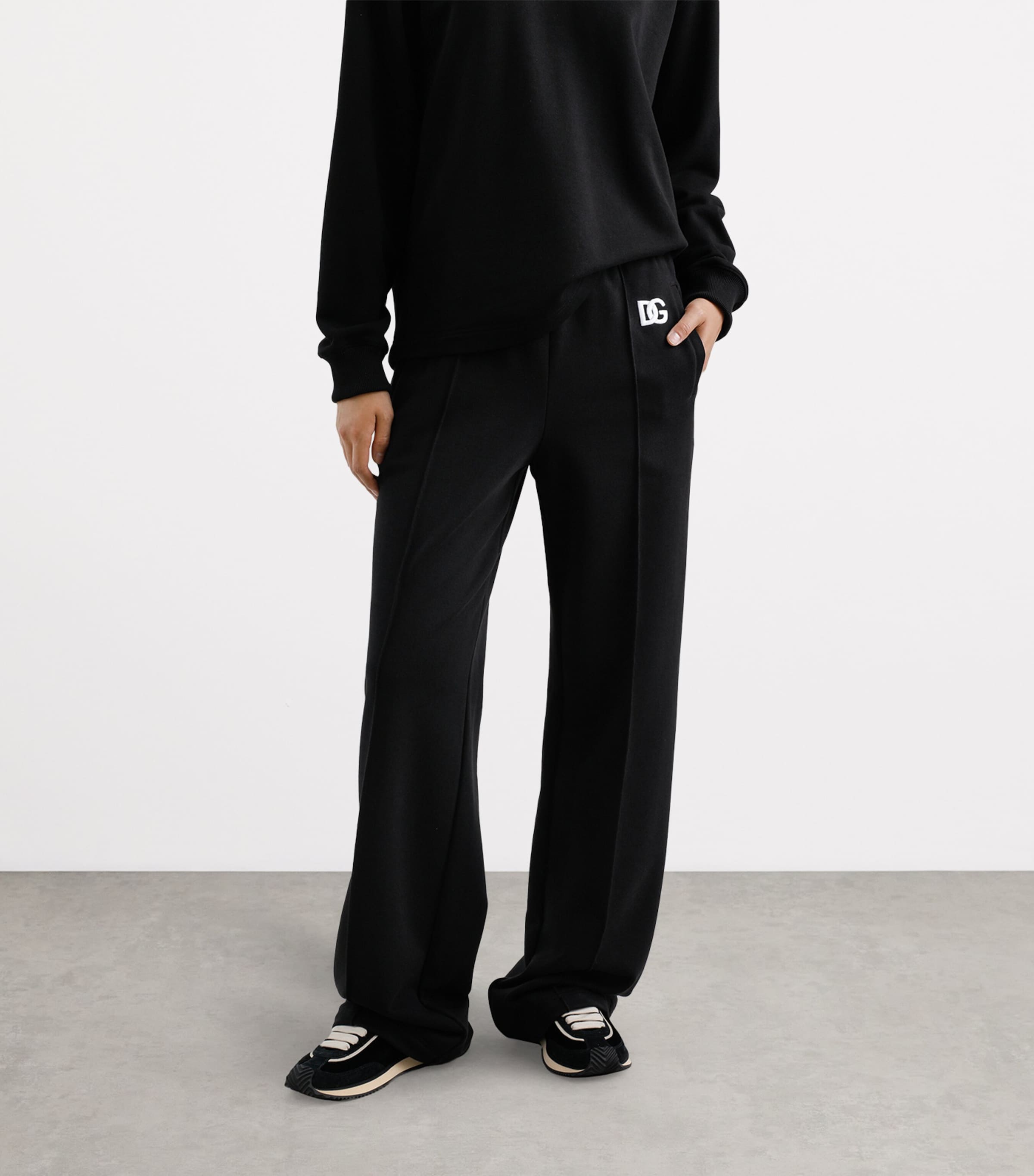 Cotton Logo Sweatpants N0000-BLACK Image 3