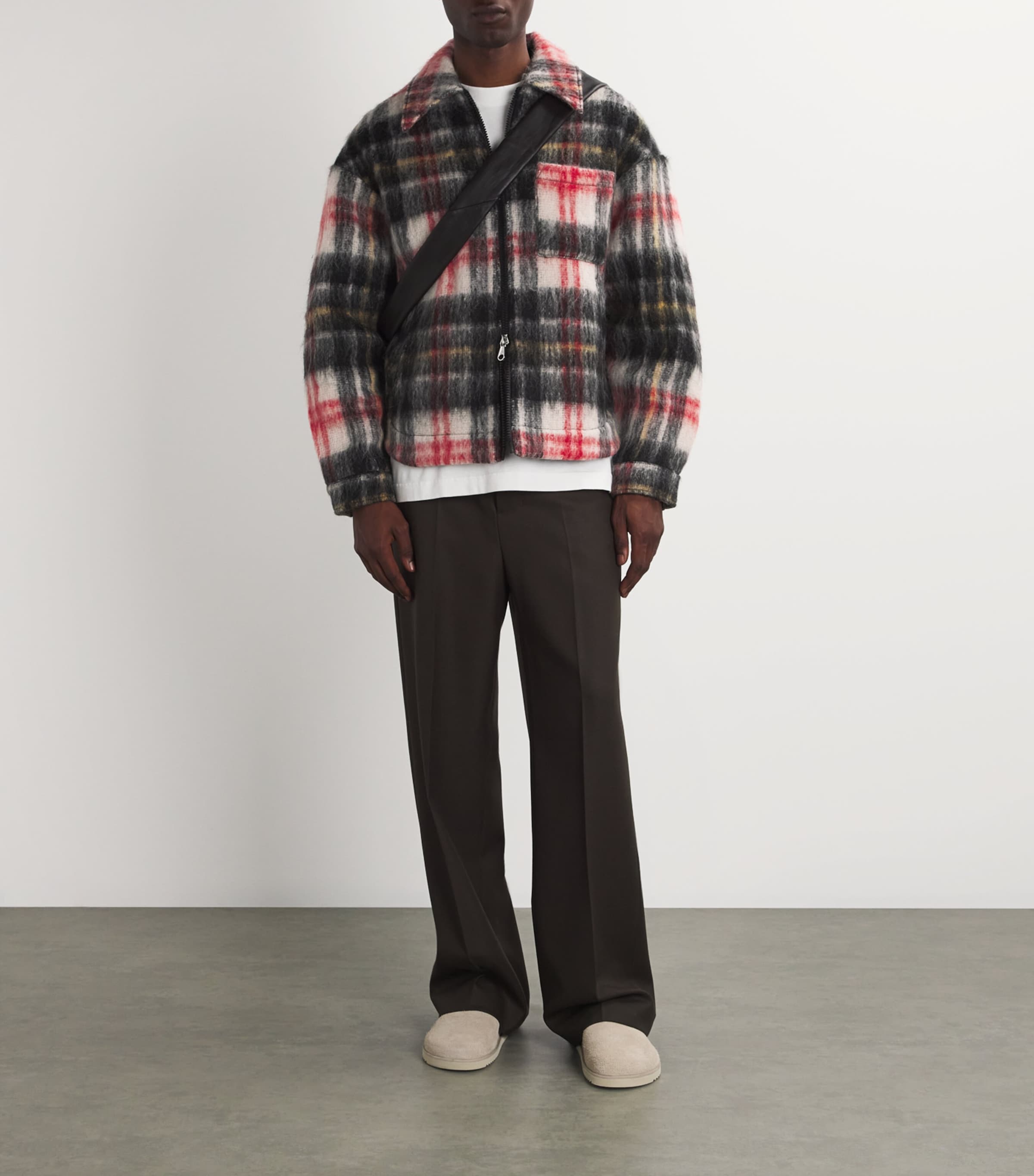 COLE BUXTON Wool-Blend Check Overshirt | Harrods US COLE BUXTON Wool-Blend Check Overshirt | Harrods US