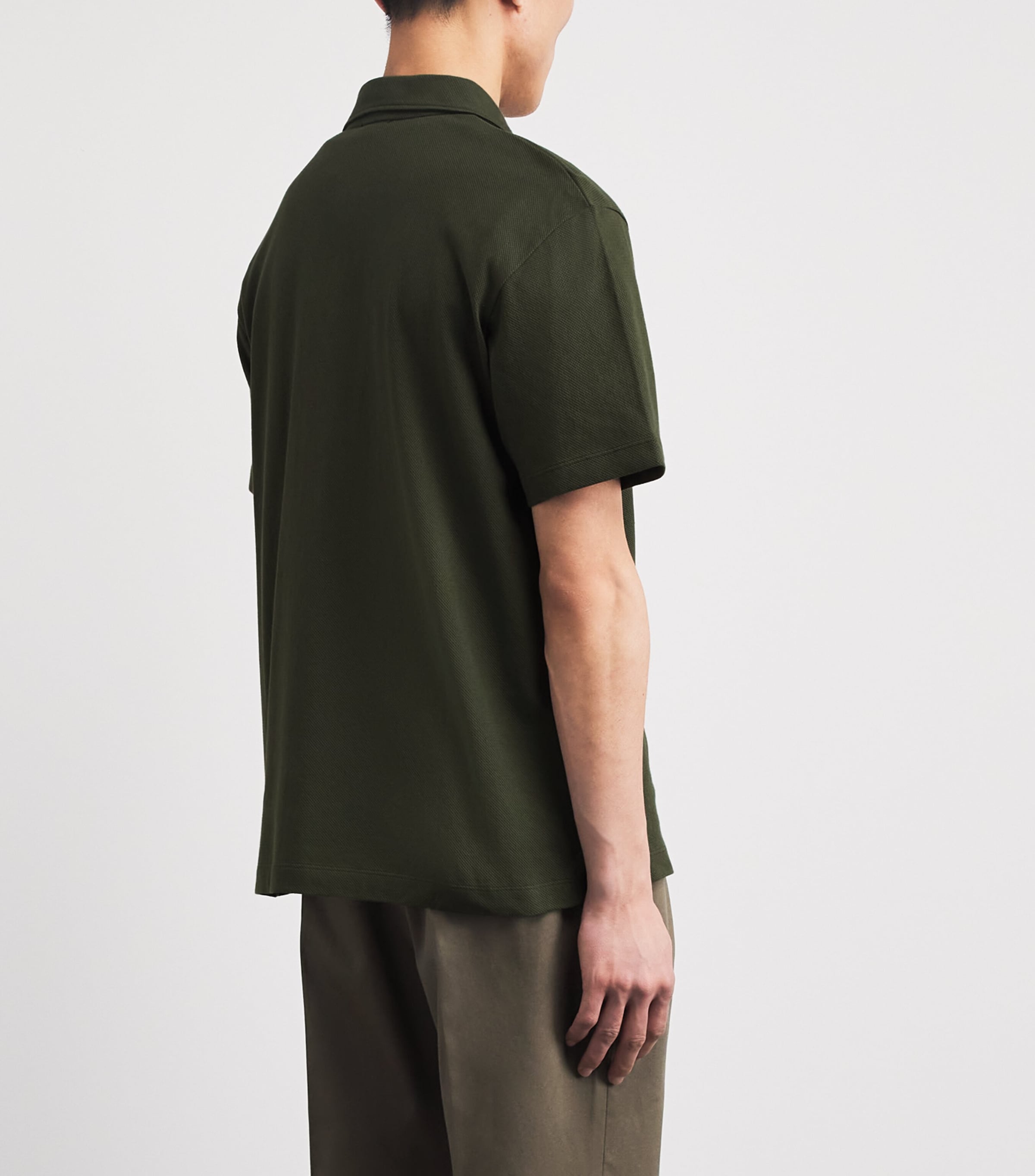 Sunspel Mens Supima Cotton Riviera Shirt Gniz Deep Image 5