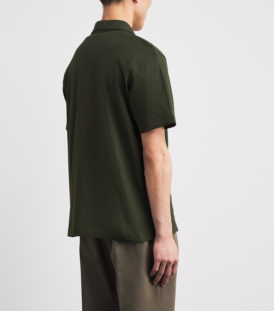 Sunspel Mens Supima Cotton Riviera Shirt Gniz Deep Image 5