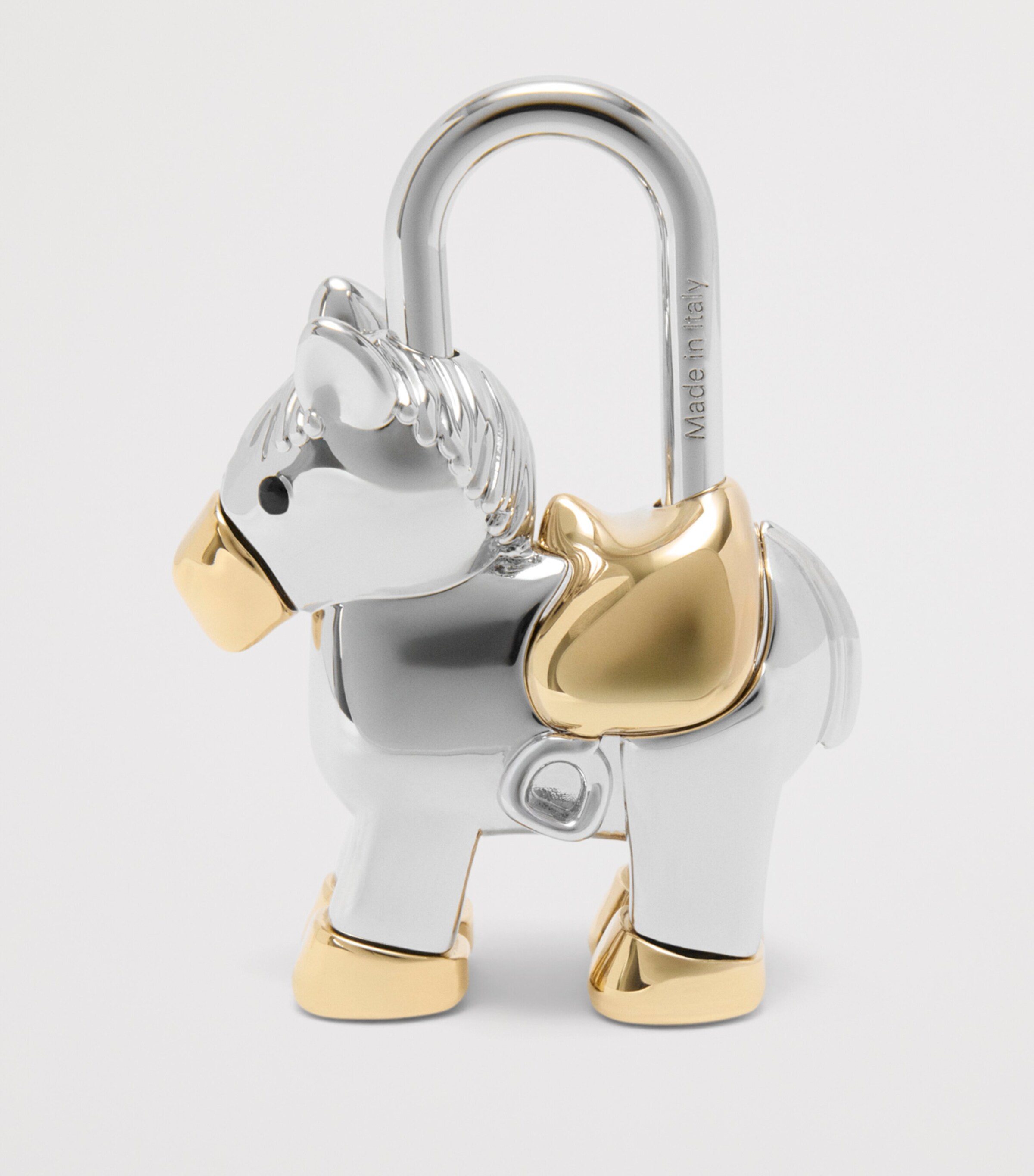Horse Padlock SILVER/GOLD Image 2