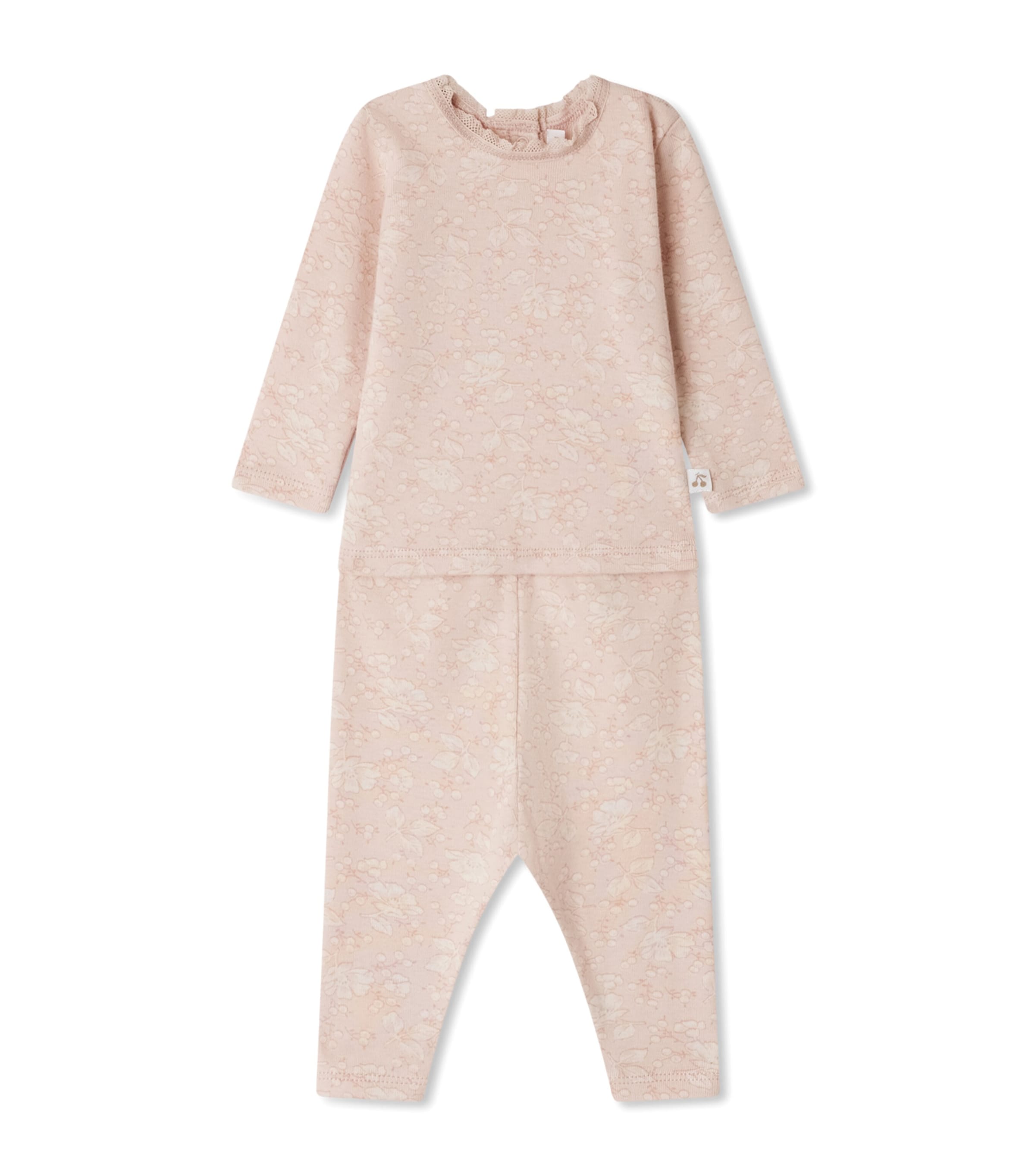 Bonpoint Kids' Organic Cotton Genna 2-piece Set In Pink