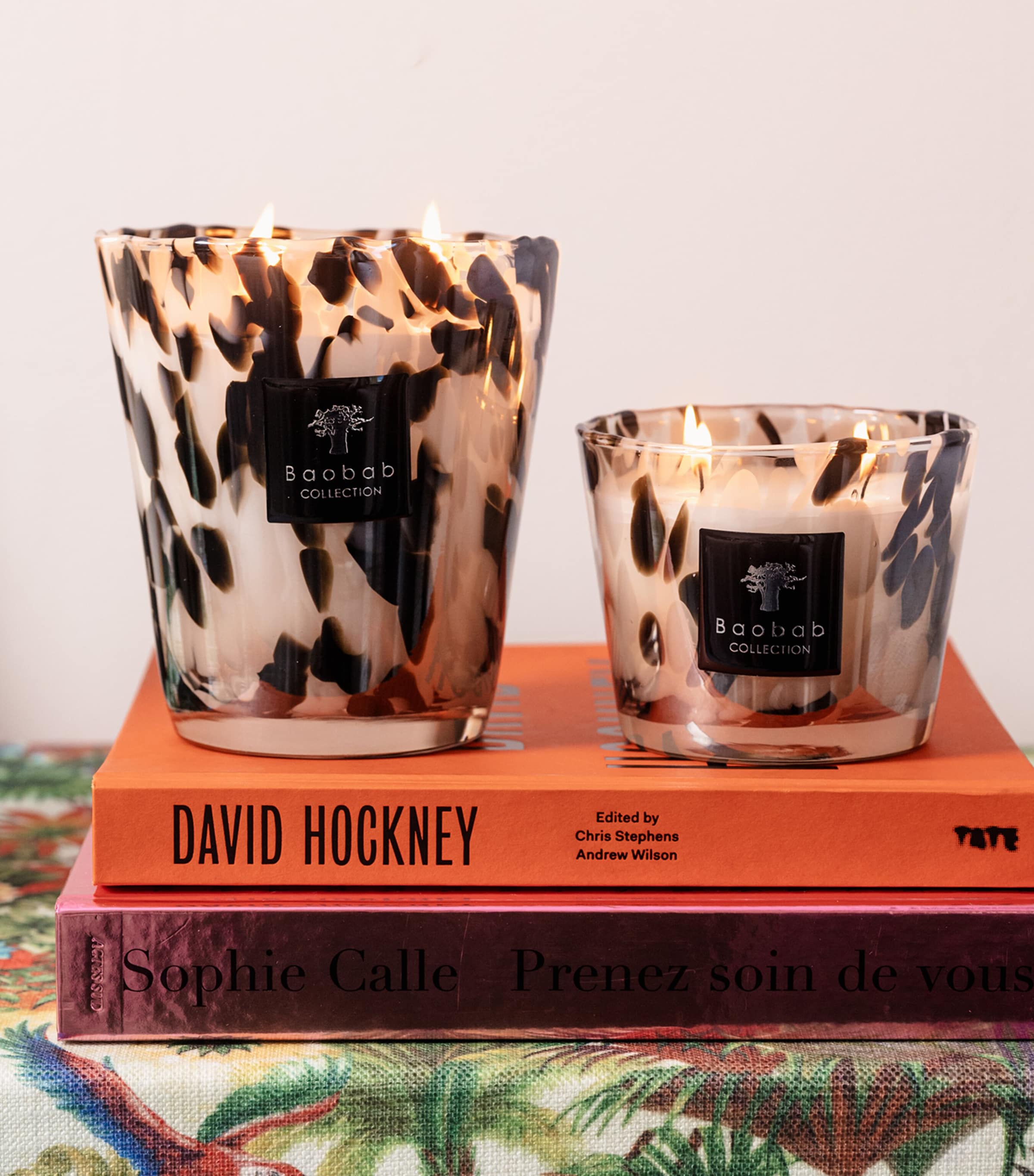 Baobab Collection Black Pearls Candle (16cm) Black Image 4