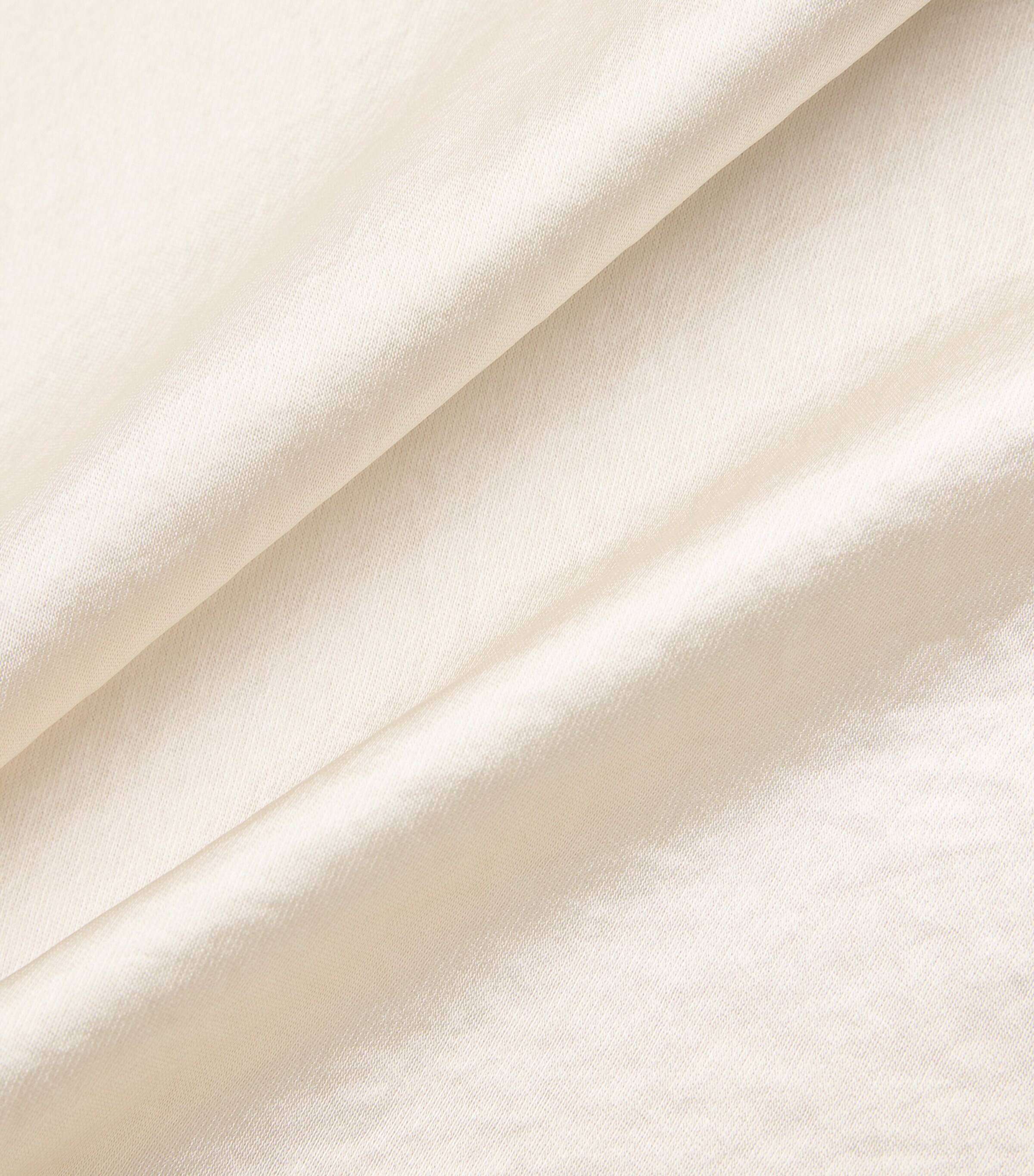 Weekend Max Mara Womens Satin-Front T-Shirt Ivory Image 5