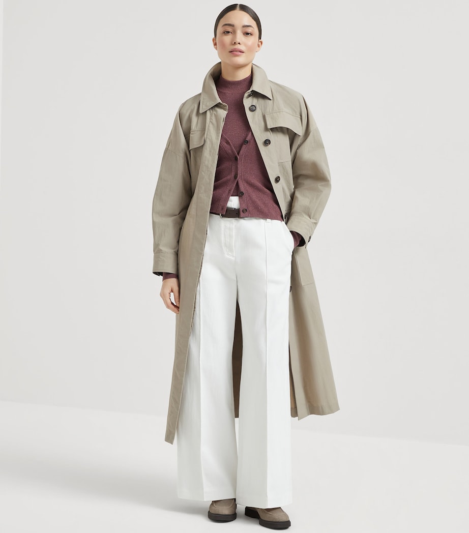 Sparkling Cashmere Rib-Knit Top C4238 Image 4