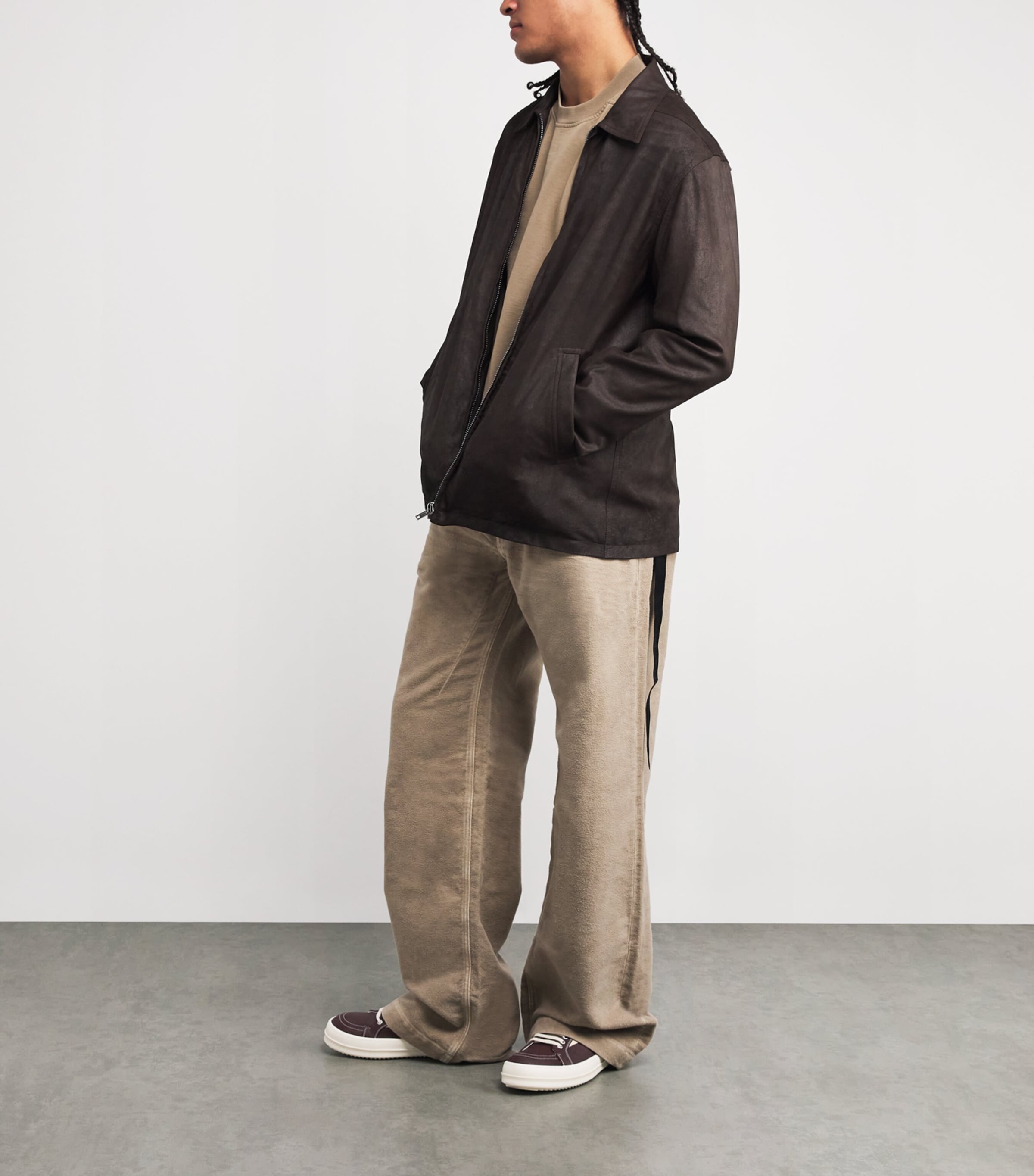 DRKSHDW Waxed Canvas Vintage Low-Top Sneakers WAX/MILK/MILK/ 43X11 Image 6