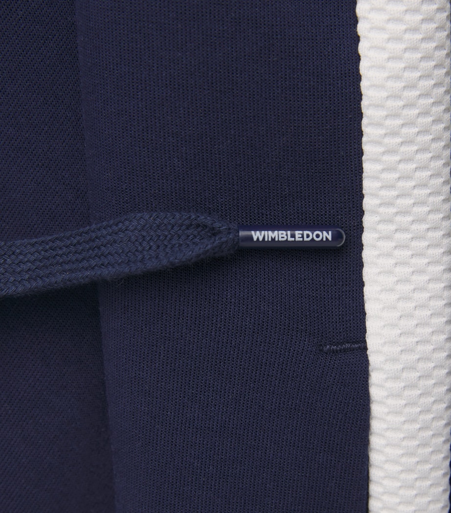 RLX Ralph Lauren Mens x Wimbledon Side-Tape Sweatpants Rfd Nvy/cer Wht Image 6