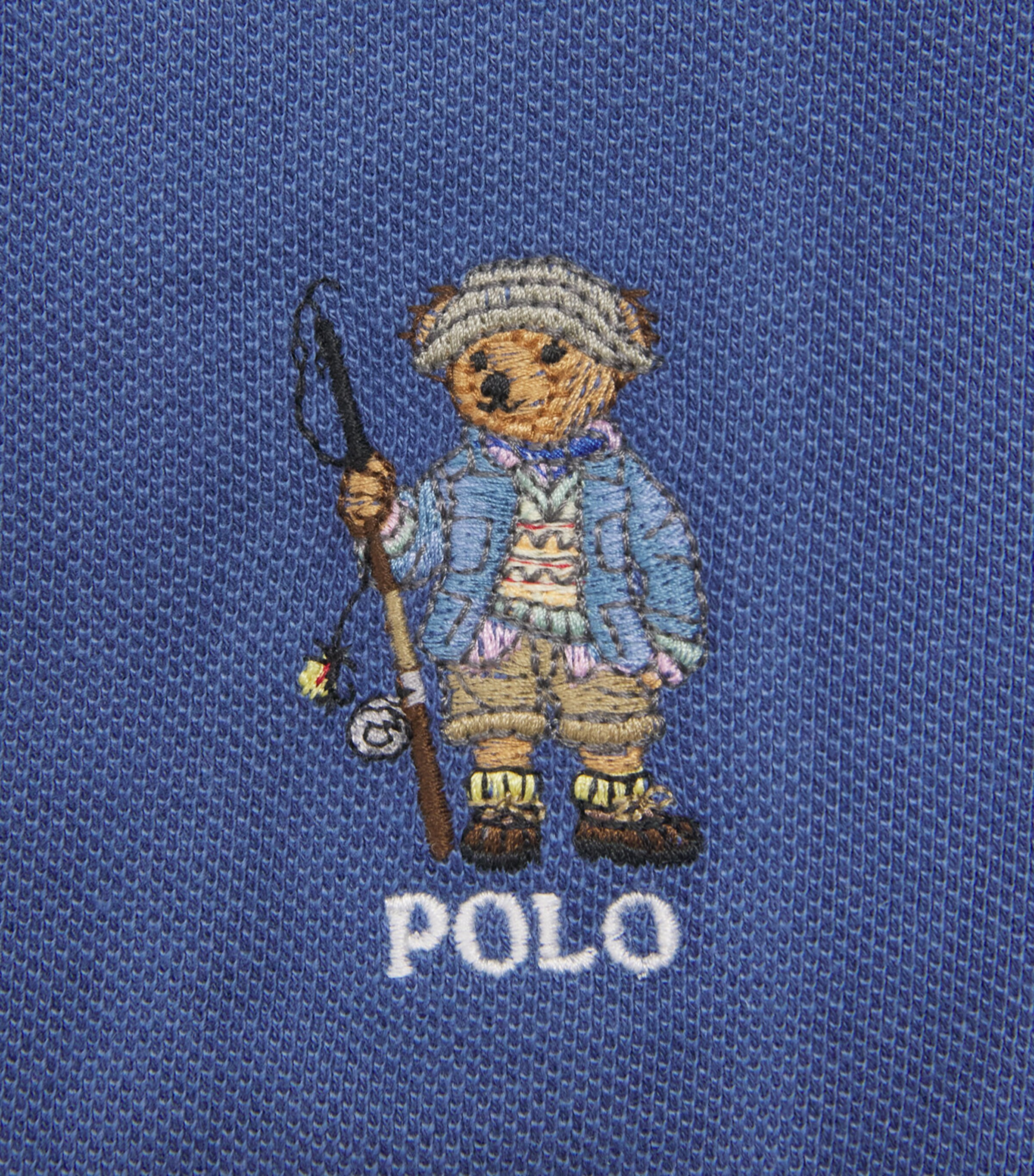 Ralph Lauren Kids Polo Bear Polo Shirt (2-7 Years) Old Royal Image 3