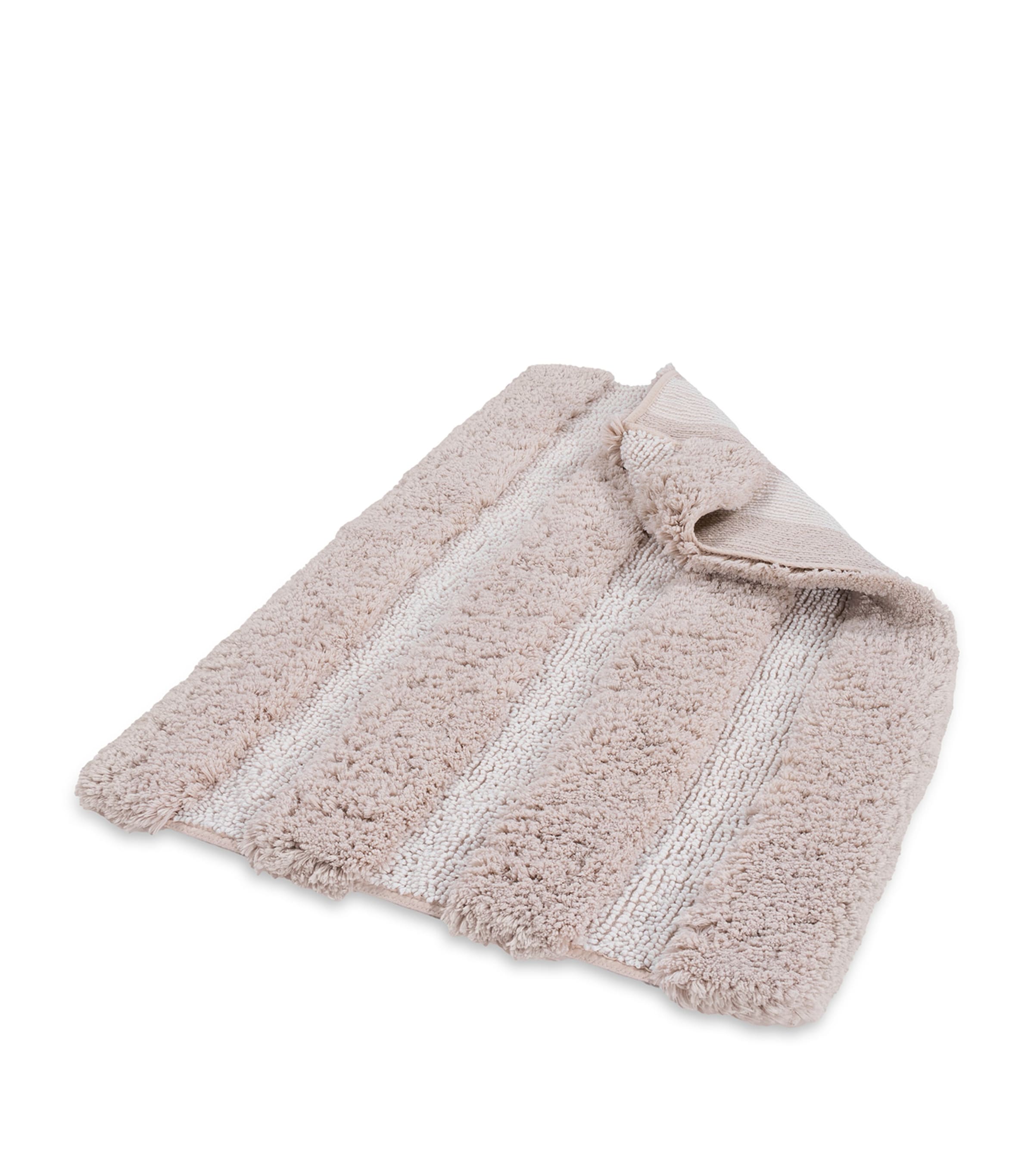 Hamam Organic Cotton Rhine Tufting Bath Mat In Pink