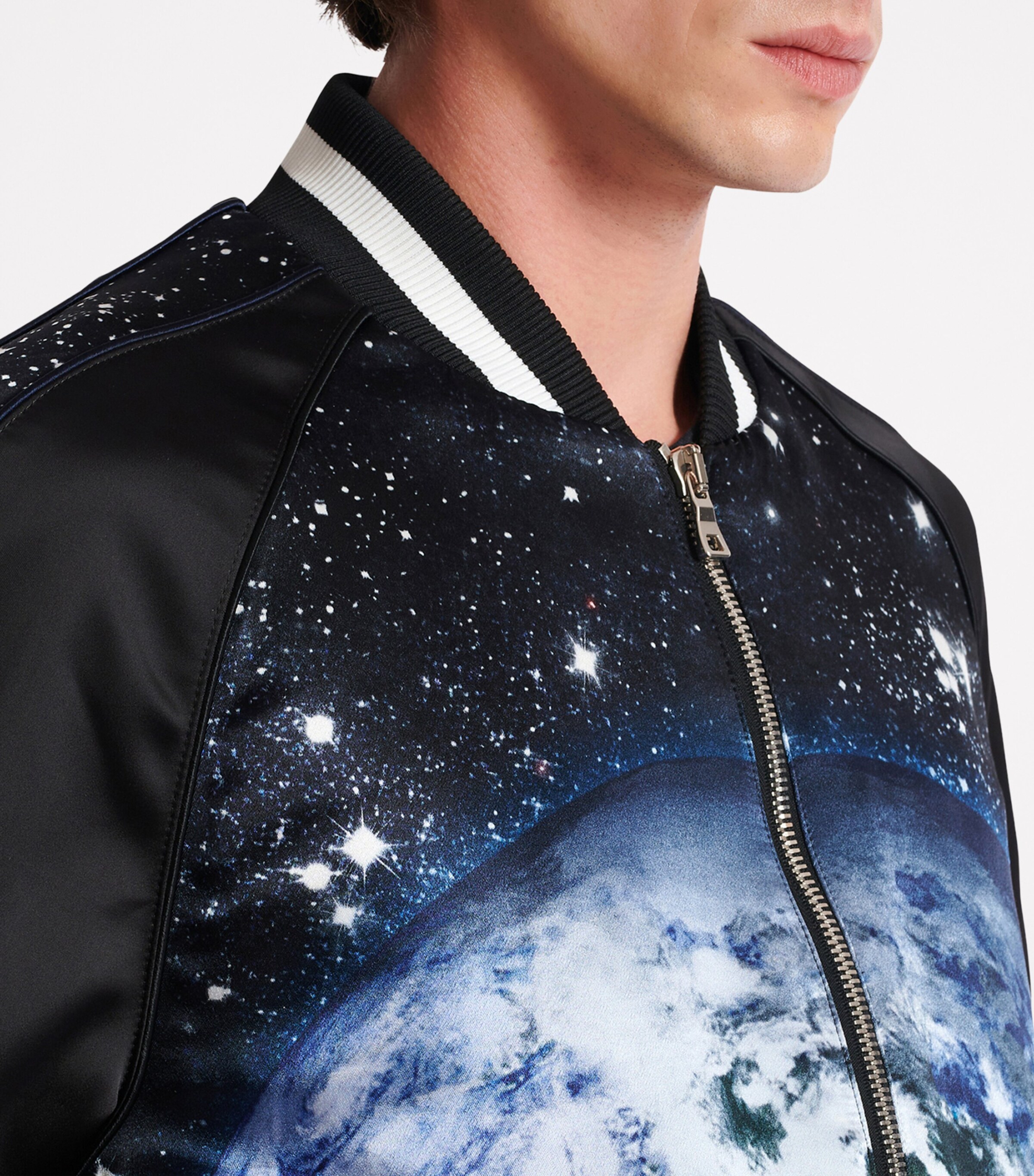 Printed Bomber Jacket EAH NOIR/MULTICO Image 7