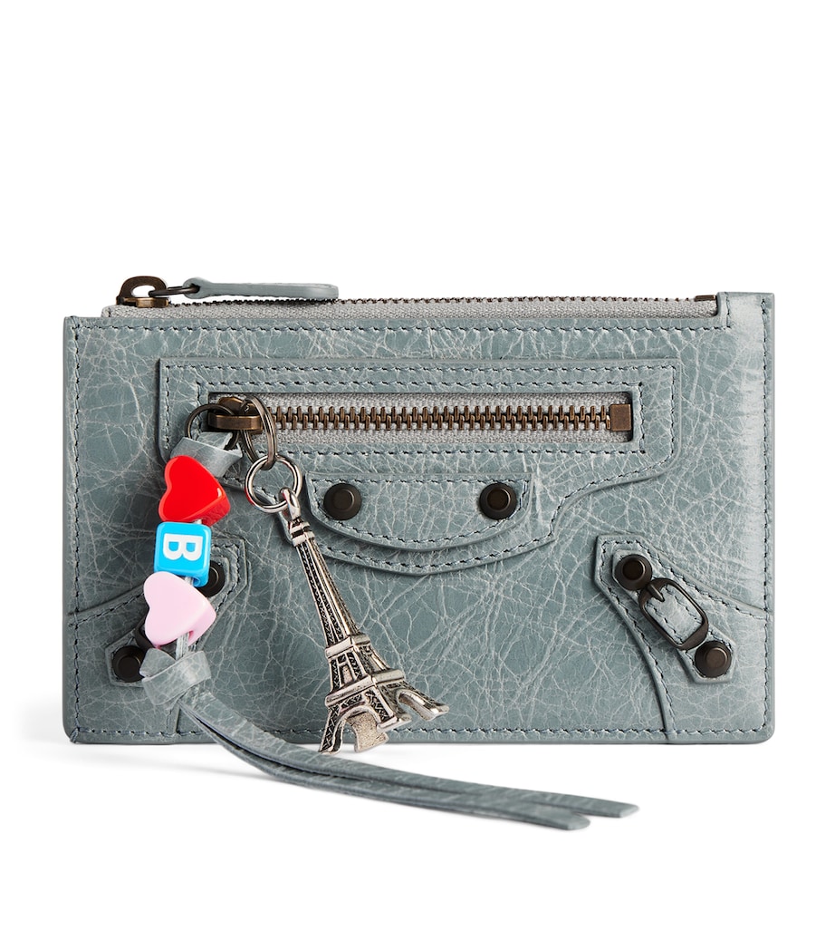 Balenciaga Lambskin Charm Le City Card Holder Image 1