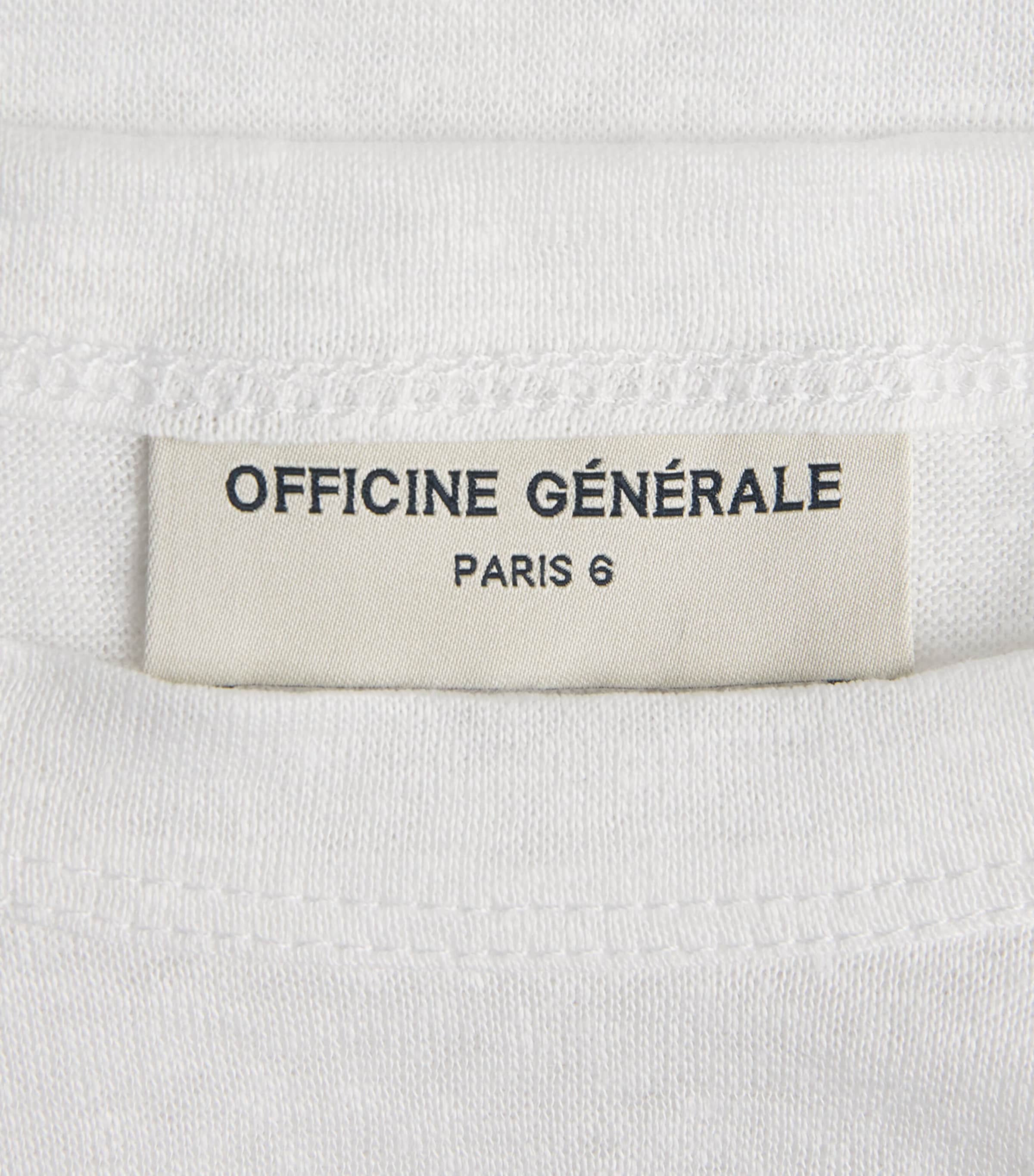 Linen Garment-Dyed T-Shirt WHITE Image 5