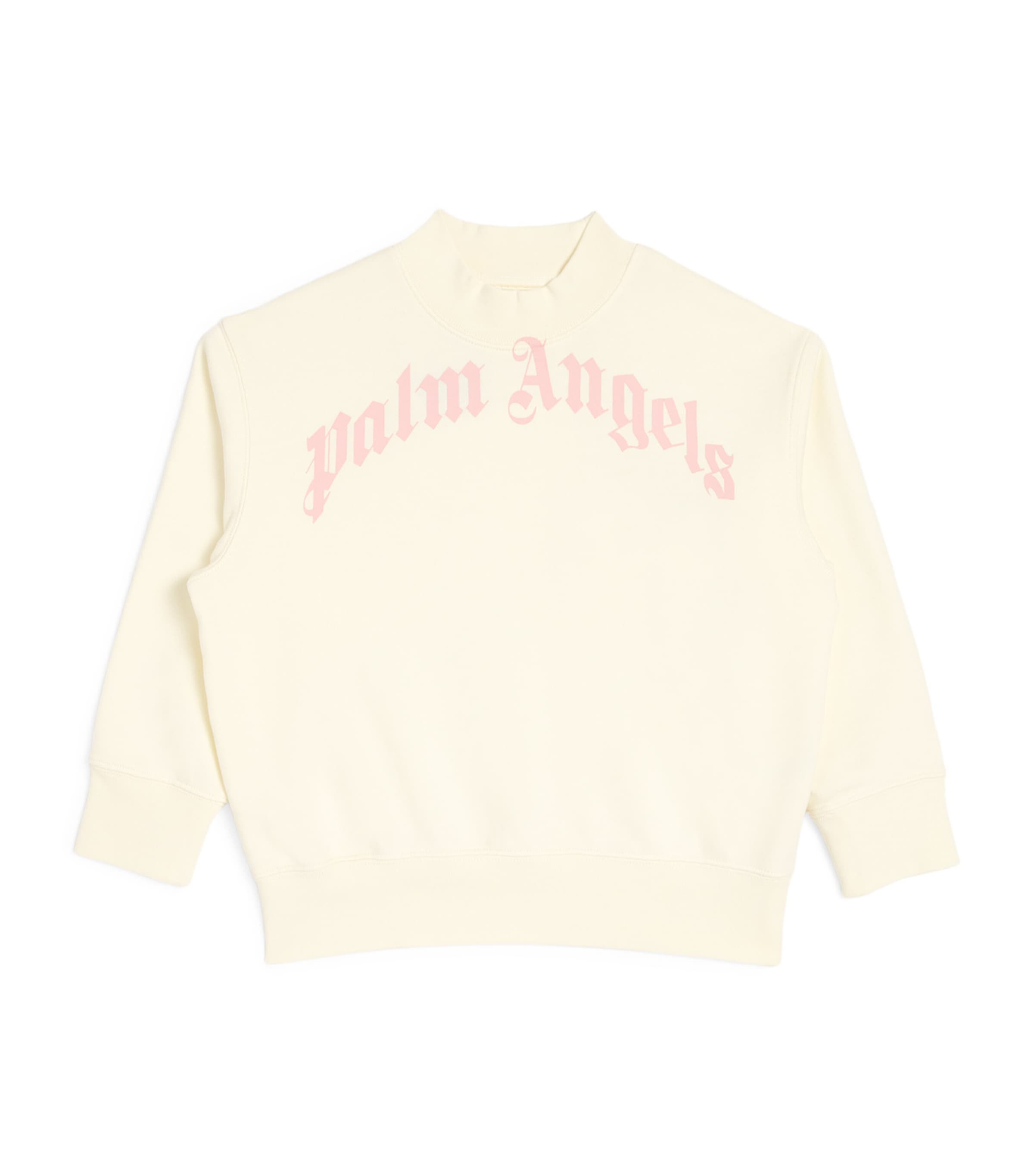 PALM ANGELS COTTON LOGO SWEATSHIRT 