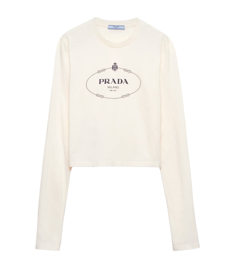 Cotton Savoy Logo T-Shirt F058L Image 1