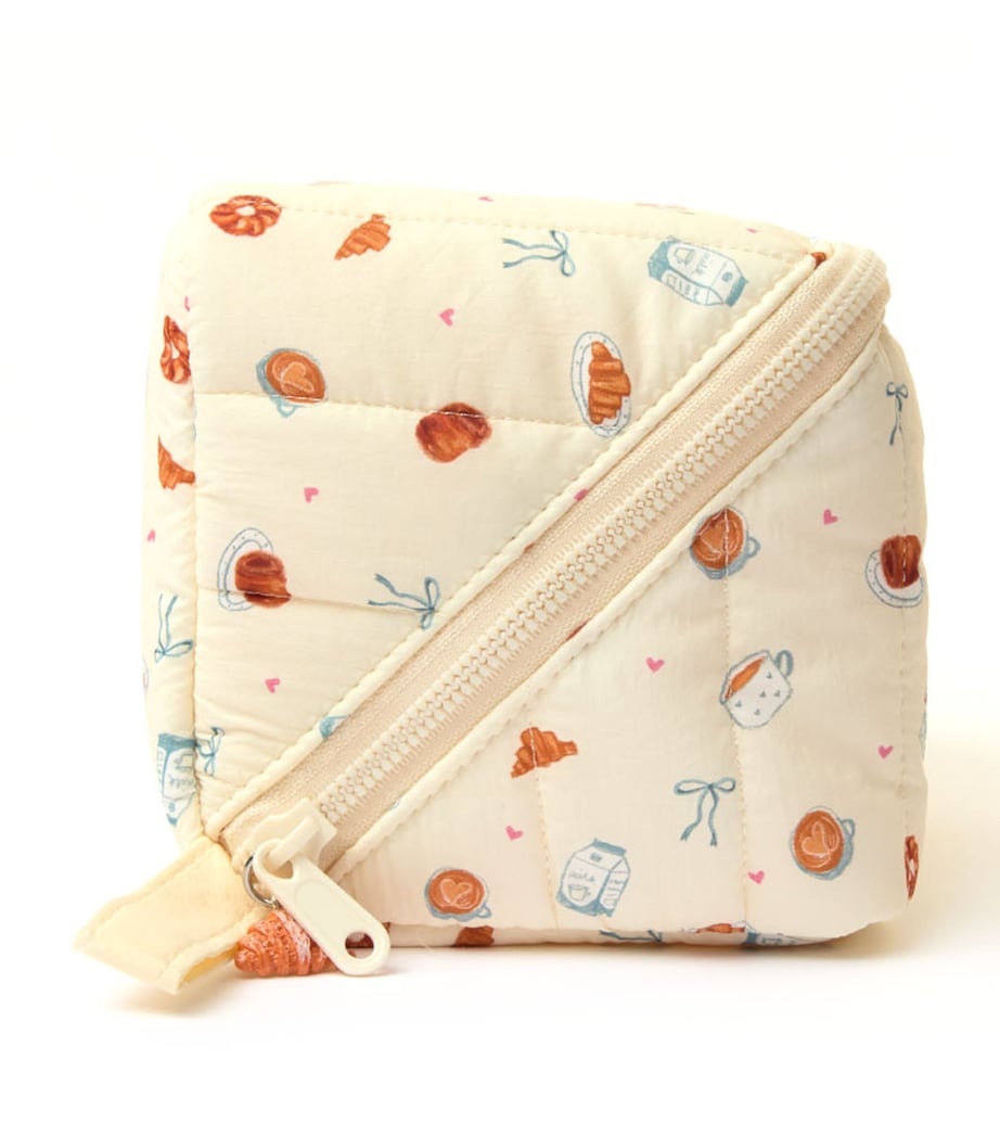 Printed Flat Lay Make-Up Bag PATISSERIE Image 4