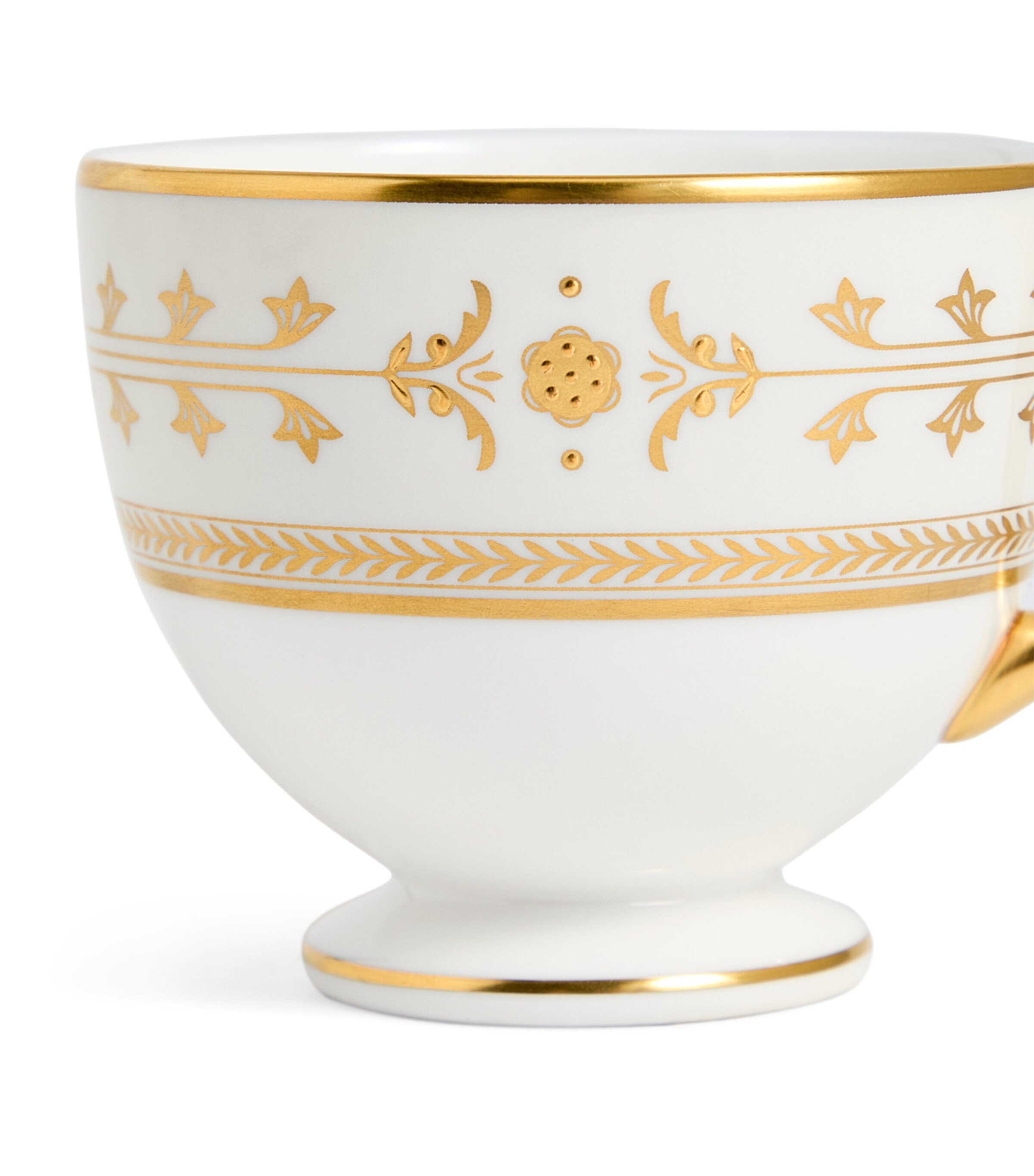 Bone China Bacchus Teacup and Saucer IVORY Image 5