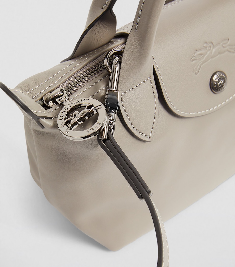 Extra-Small Leather Le Pliage Xtra Handbag P55 TURTLEDOVE Image 5