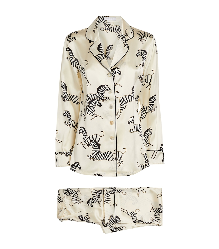 Silk Zelda Lila Pyjama Set ZEBEDEE Image 1