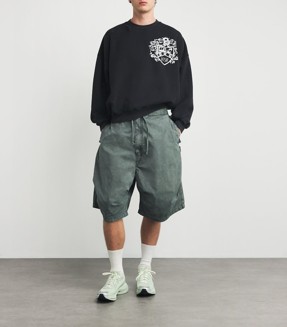 Collegiate Crest Sweatshirt 001 VINTAGE BLACK Image 2