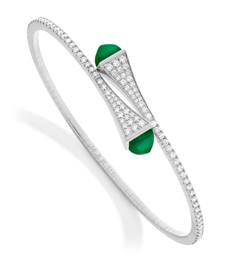 Midi White Gold and Diamond Cleo Bracelet WHITE GOLD Image 1
