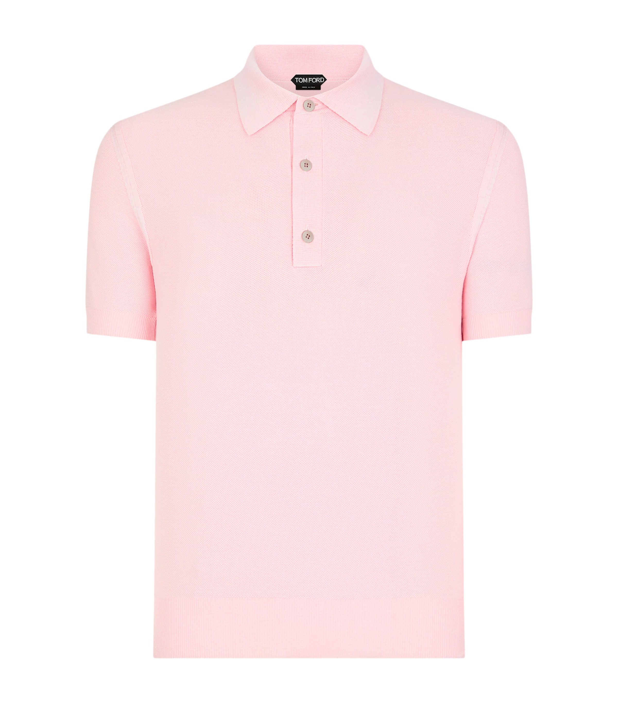 Silk-Cotton Polo Shirt PAV Image 1
