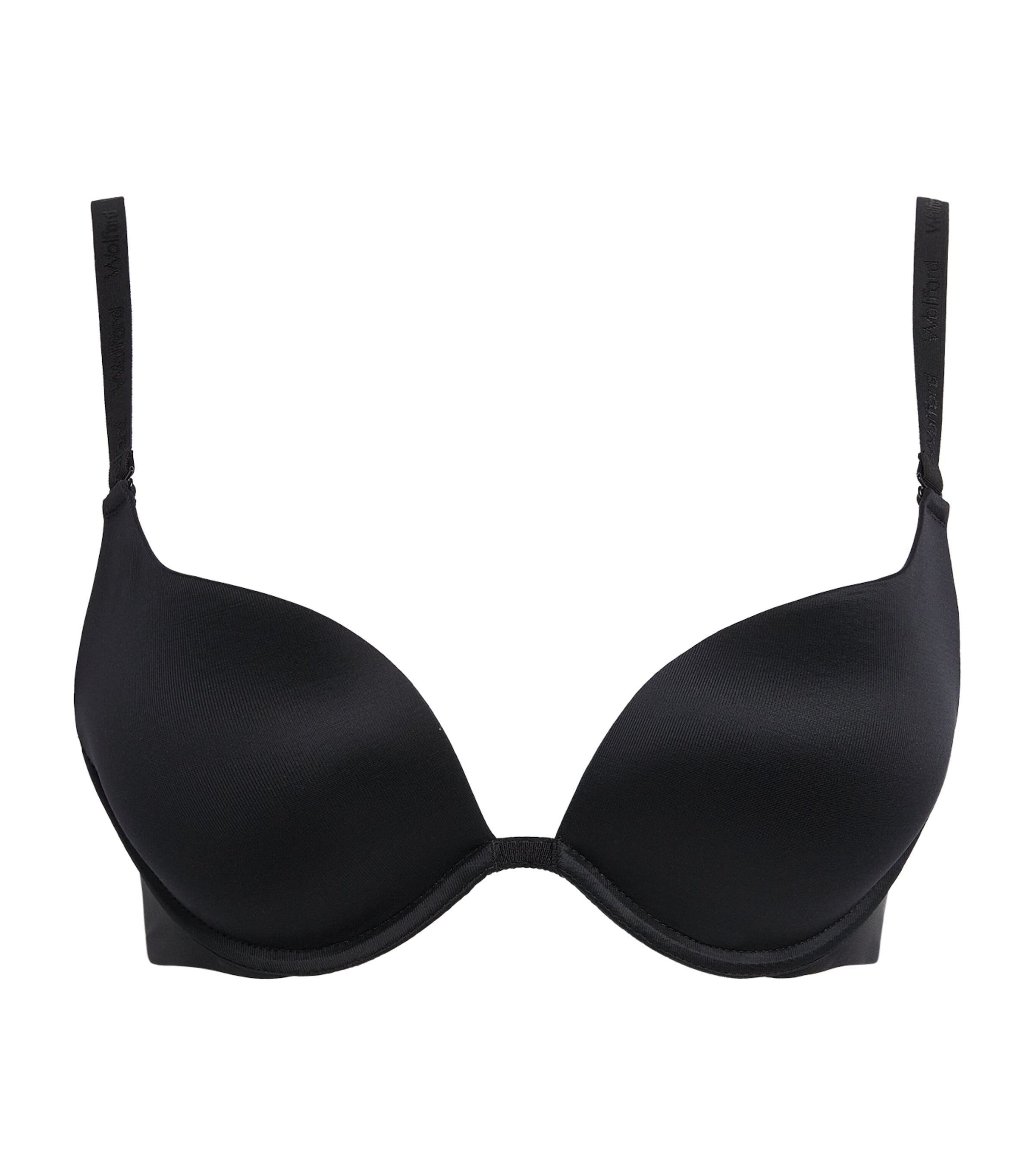 Wolford Womens Sheer Touch Push-Up Bra Black Image 1