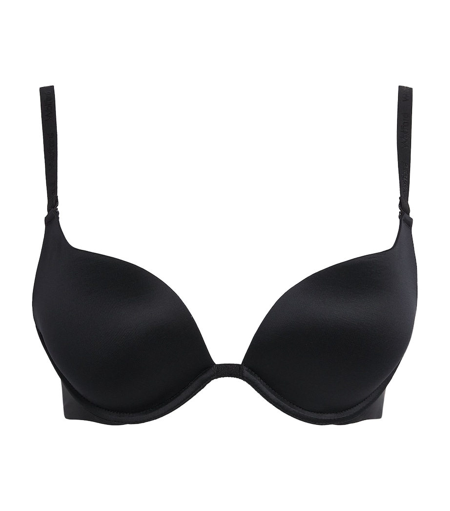 Wolford Womens Sheer Touch Push-Up Bra Black Image 1