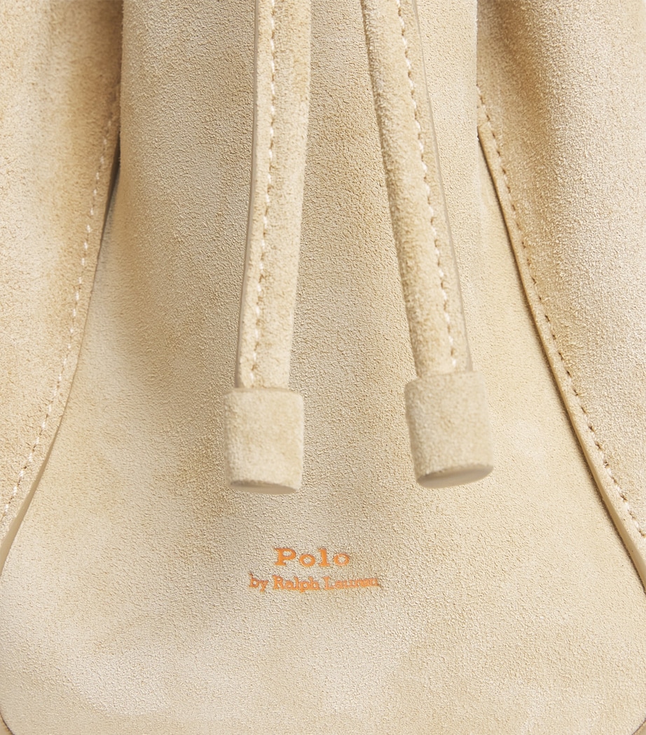 Small Suede Polo Play Cross-Body Bag CASHEW Image 4