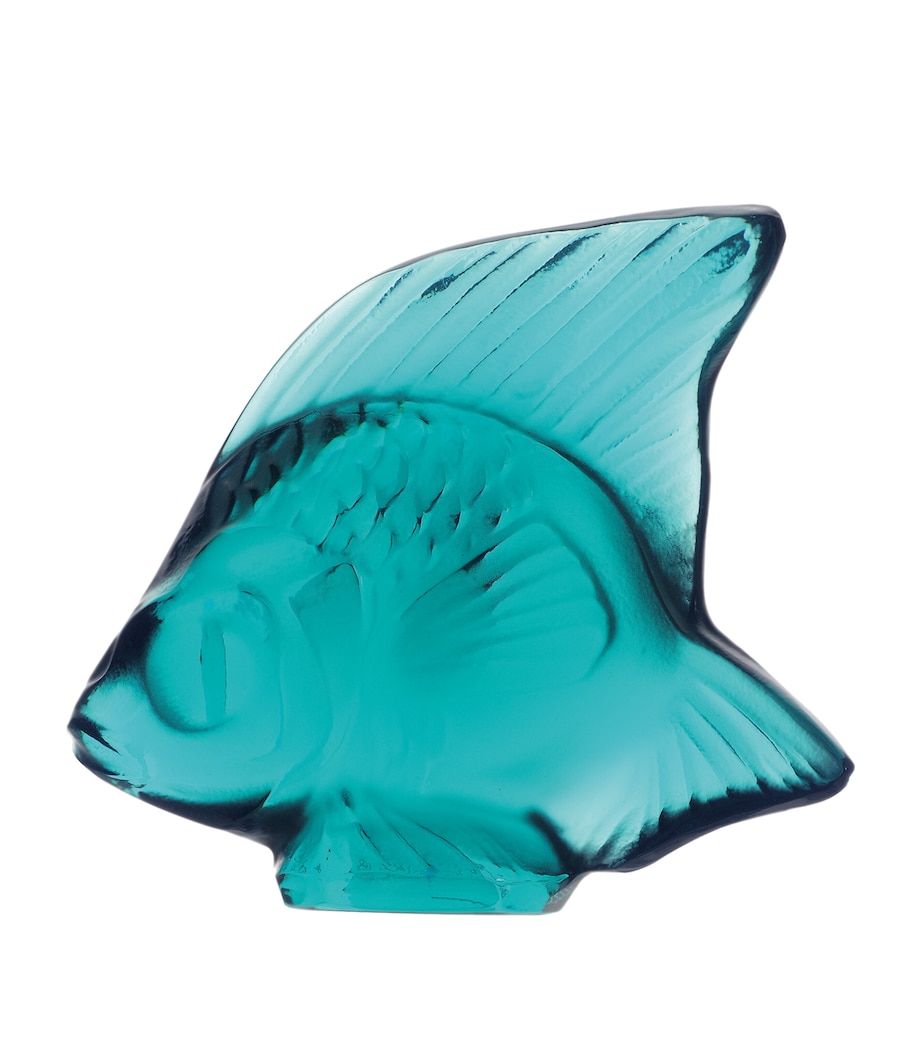Crystal Fish Sculpture TURQUOISE CLAIR Image 1